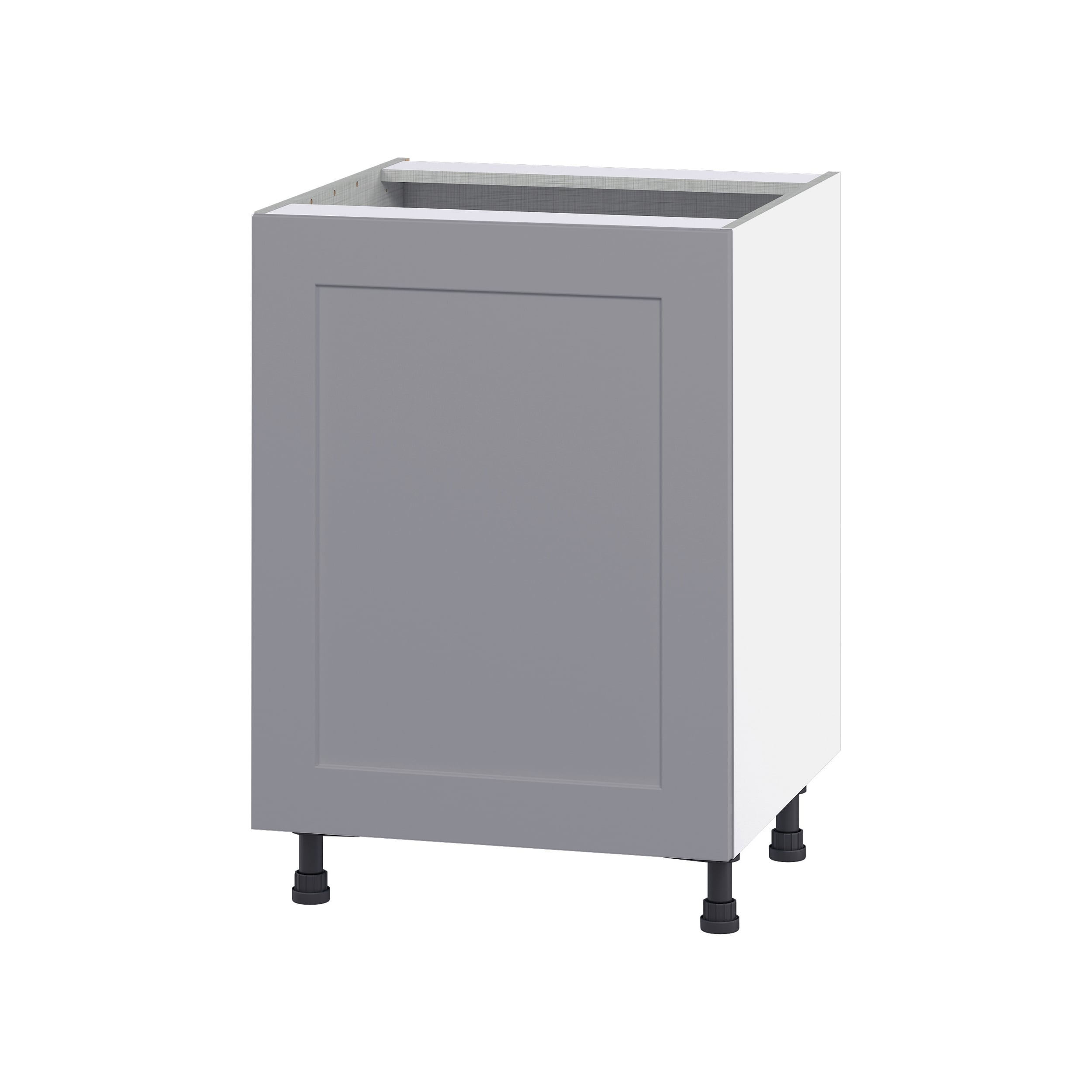 Hugo&Borg DSB24FH(L/R)-BM Beaumont 24-in W x 34.5-in H x 24-in D Slate Gray Base Fully assembled Cabinet (Flat Panel Shaker)