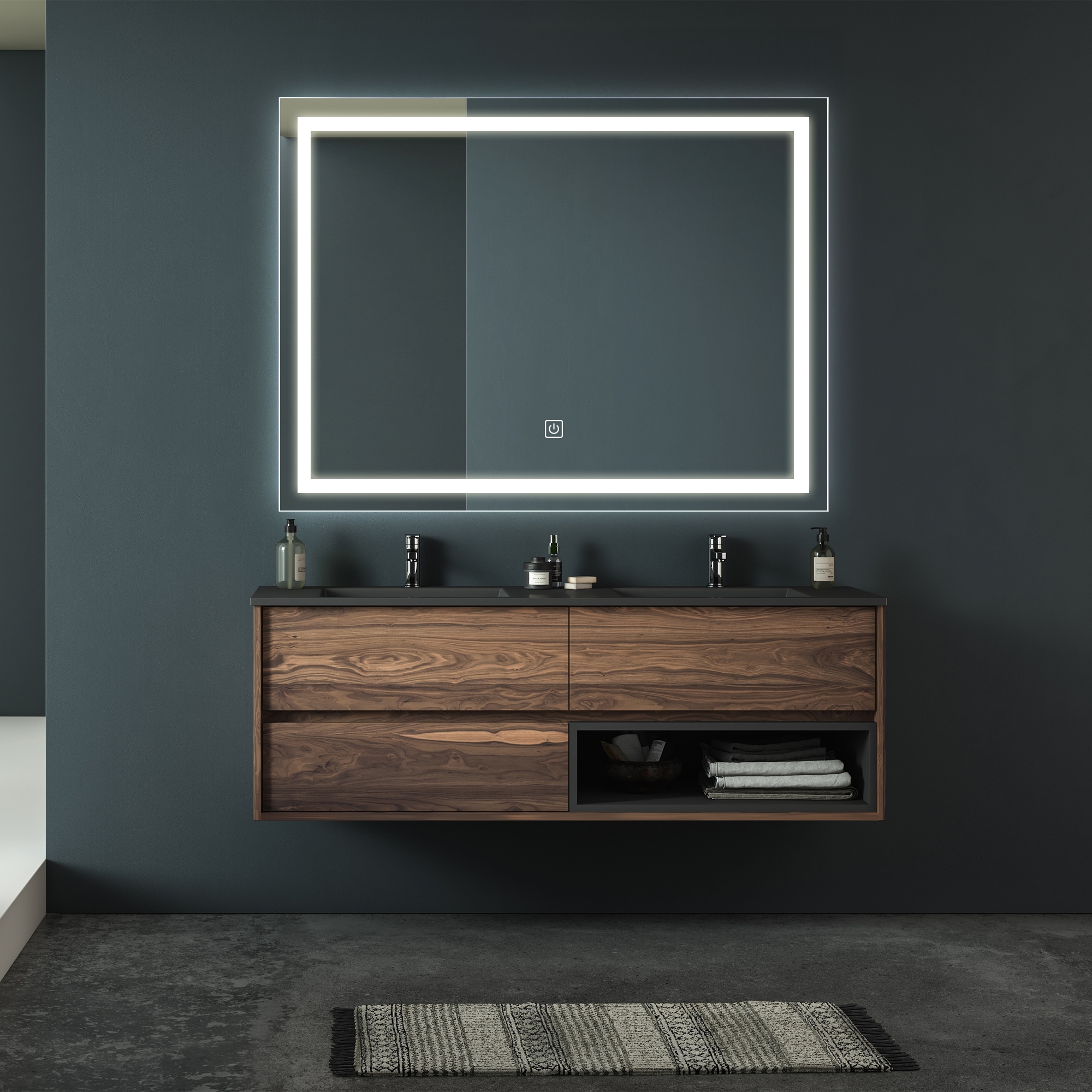 Forclover MF03GI-ME13 Framed-Bath-Mirrors - View #9