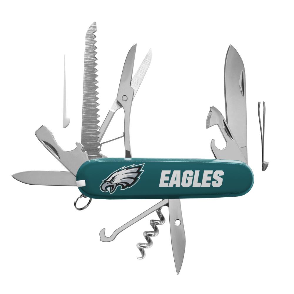 NFL The Sports Vault 4-Piece Stainless Steak Knife Set, Philadelphia Eagles