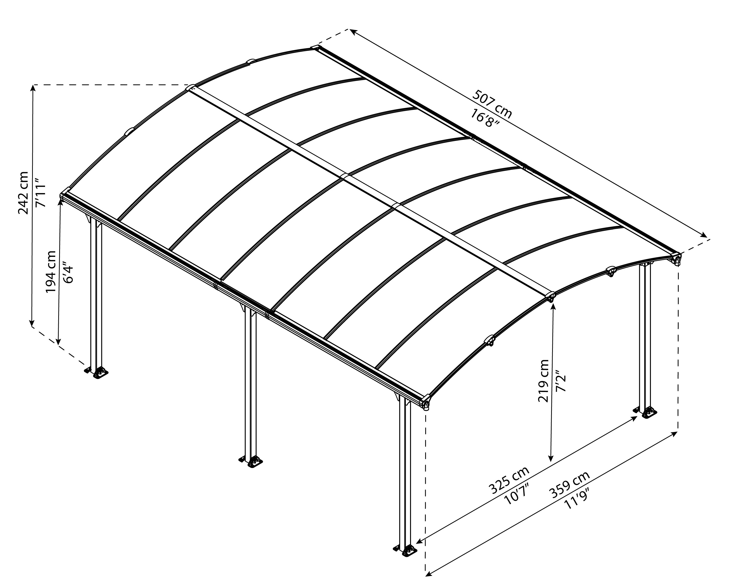 Canopia by Palram 701592 Carport-Covers - View #3