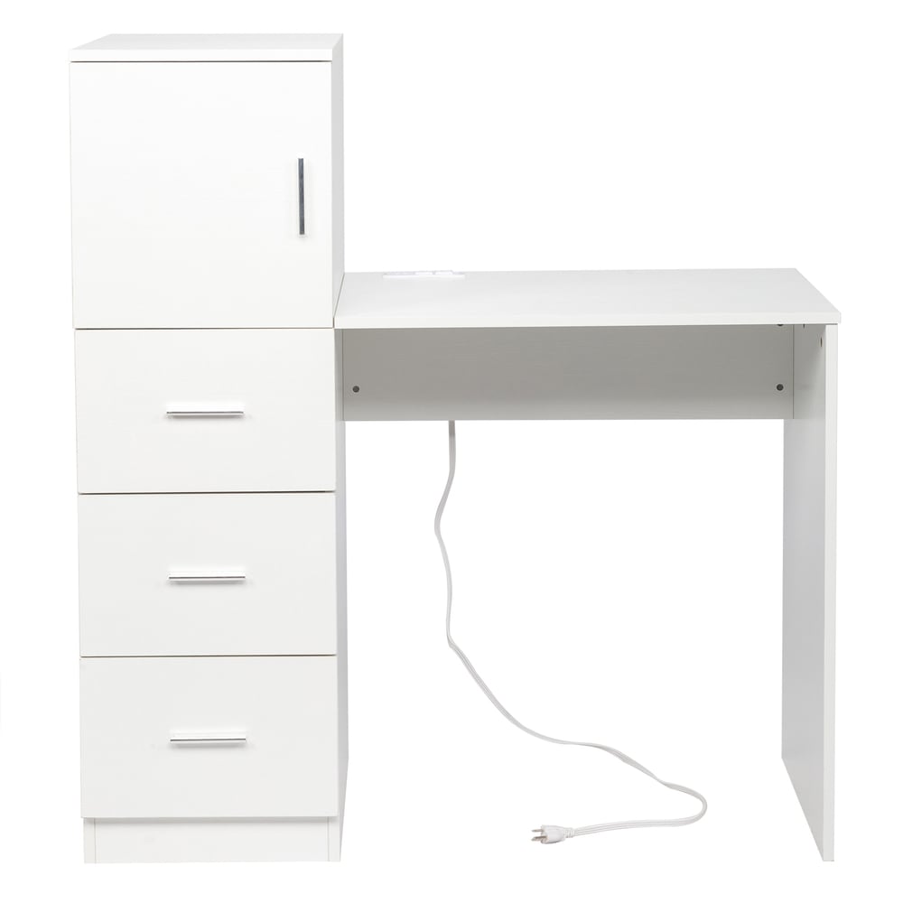 Winado LO1G52003787 26.7-in White Modern/Contemporary Computer desk