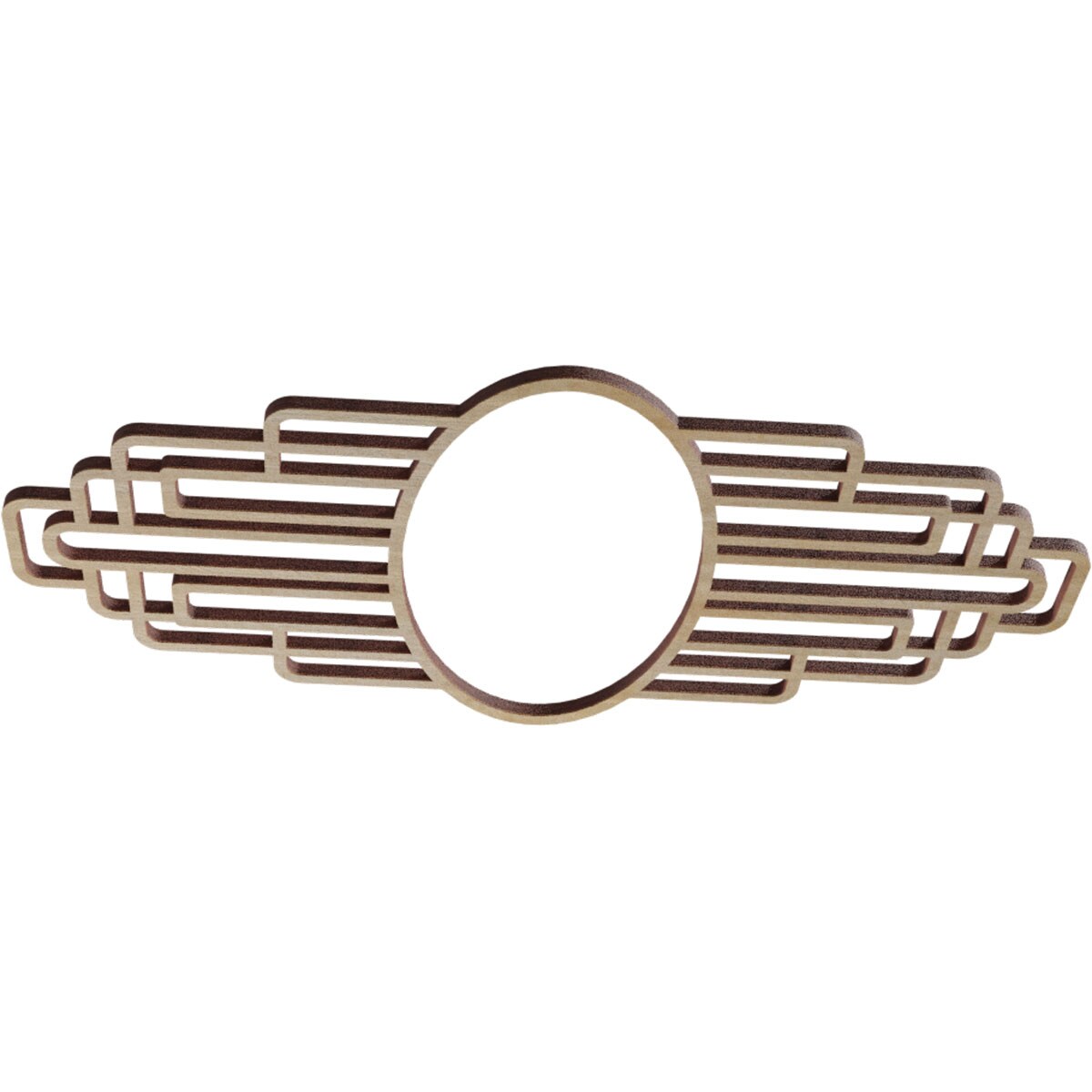 Ekena Millwork CMWP16X08X0250EBHI Ceiling-Medallions - View #2