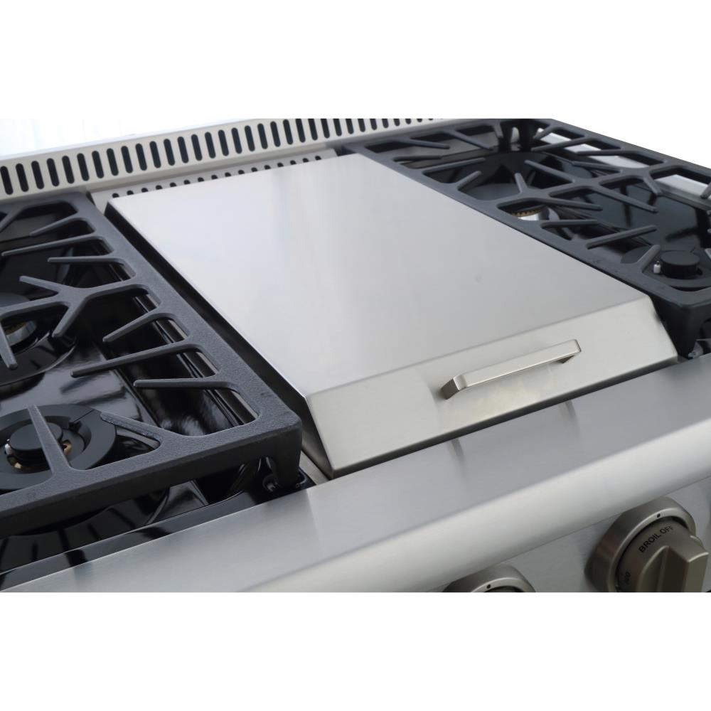 GE 19.8-in Stainless Steel Griddle at