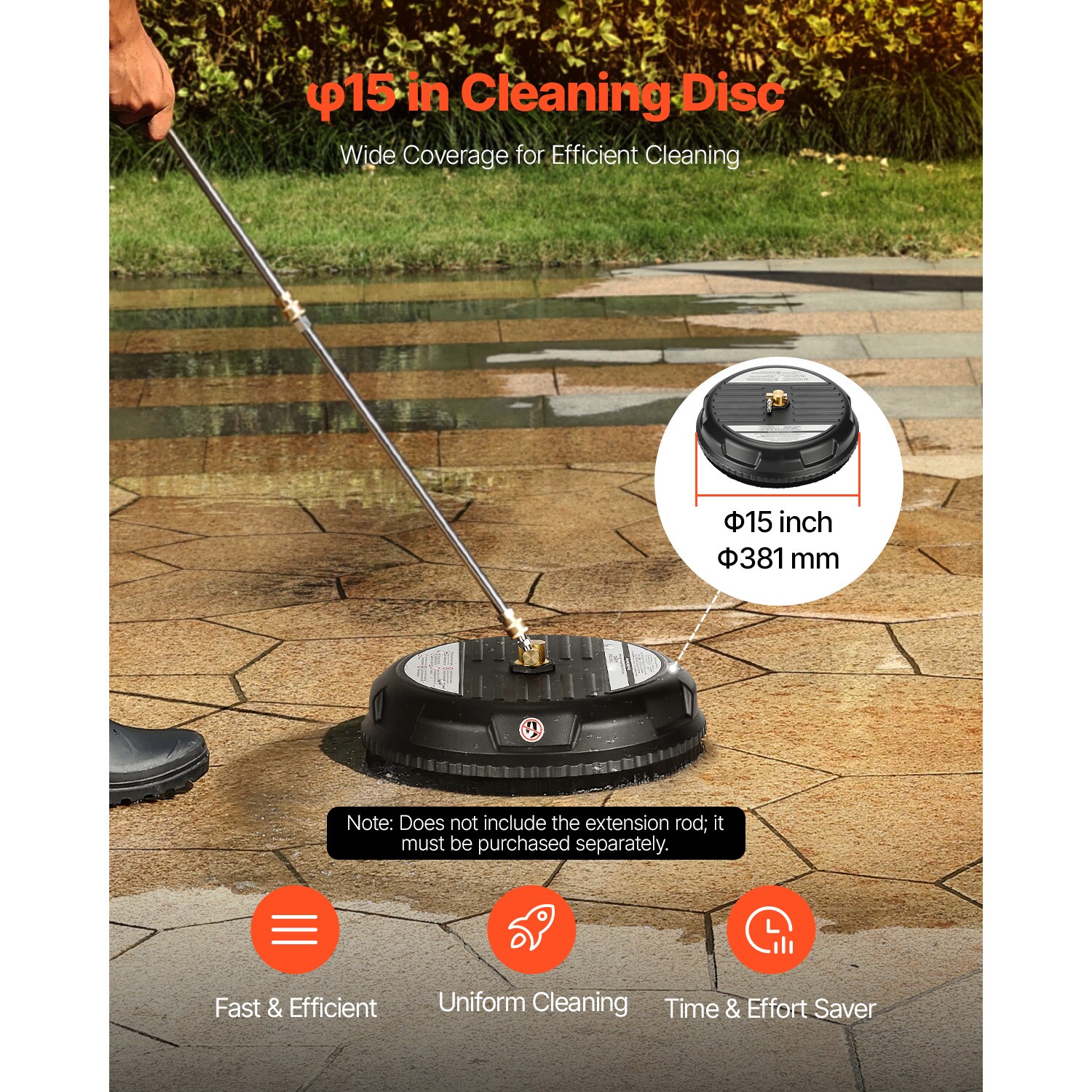 VEVOR SCGYQXJBMQJQ13215V0 Pw-Surface-Cleaners - View #2