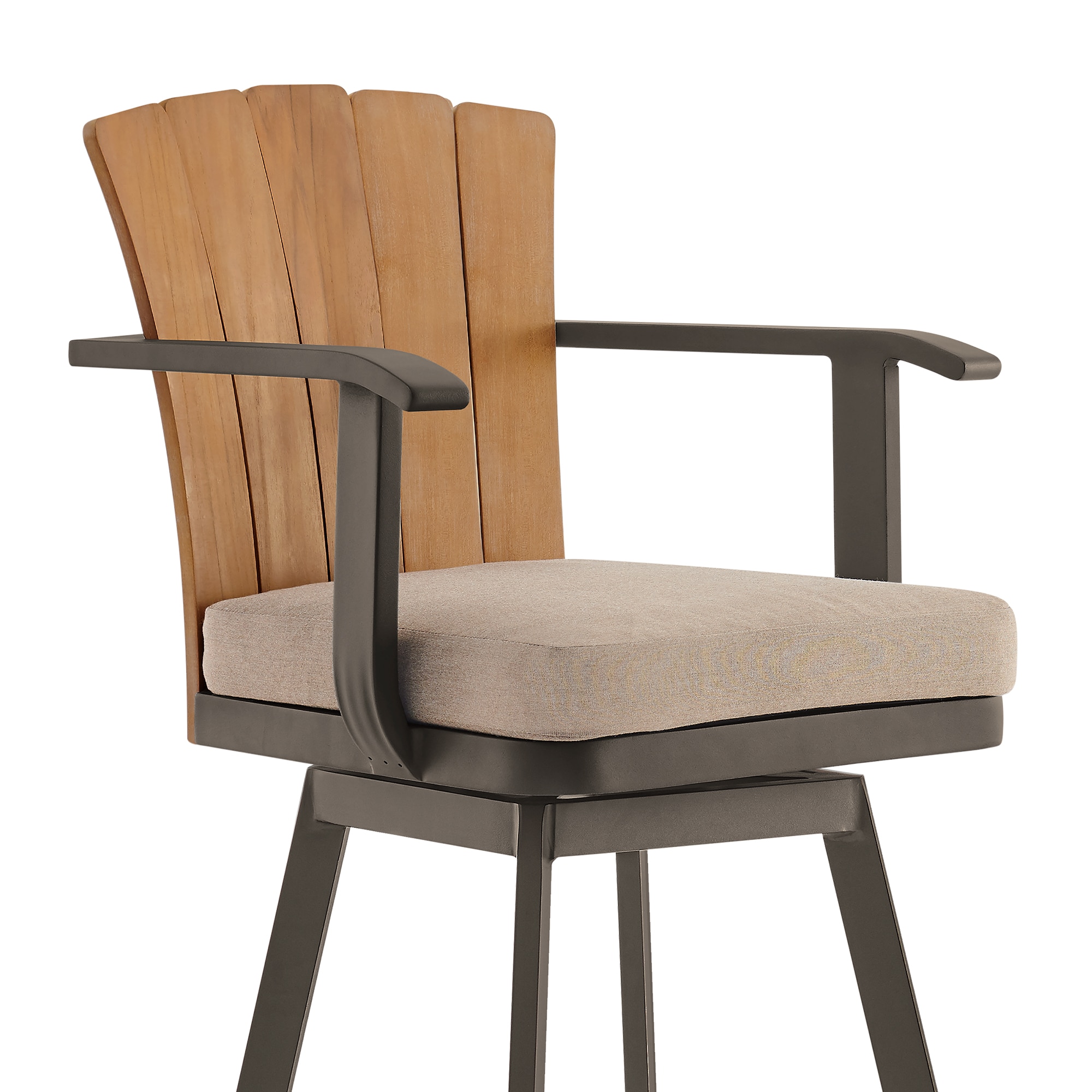 Armen Living LCHABABRN30 stools - View #2
