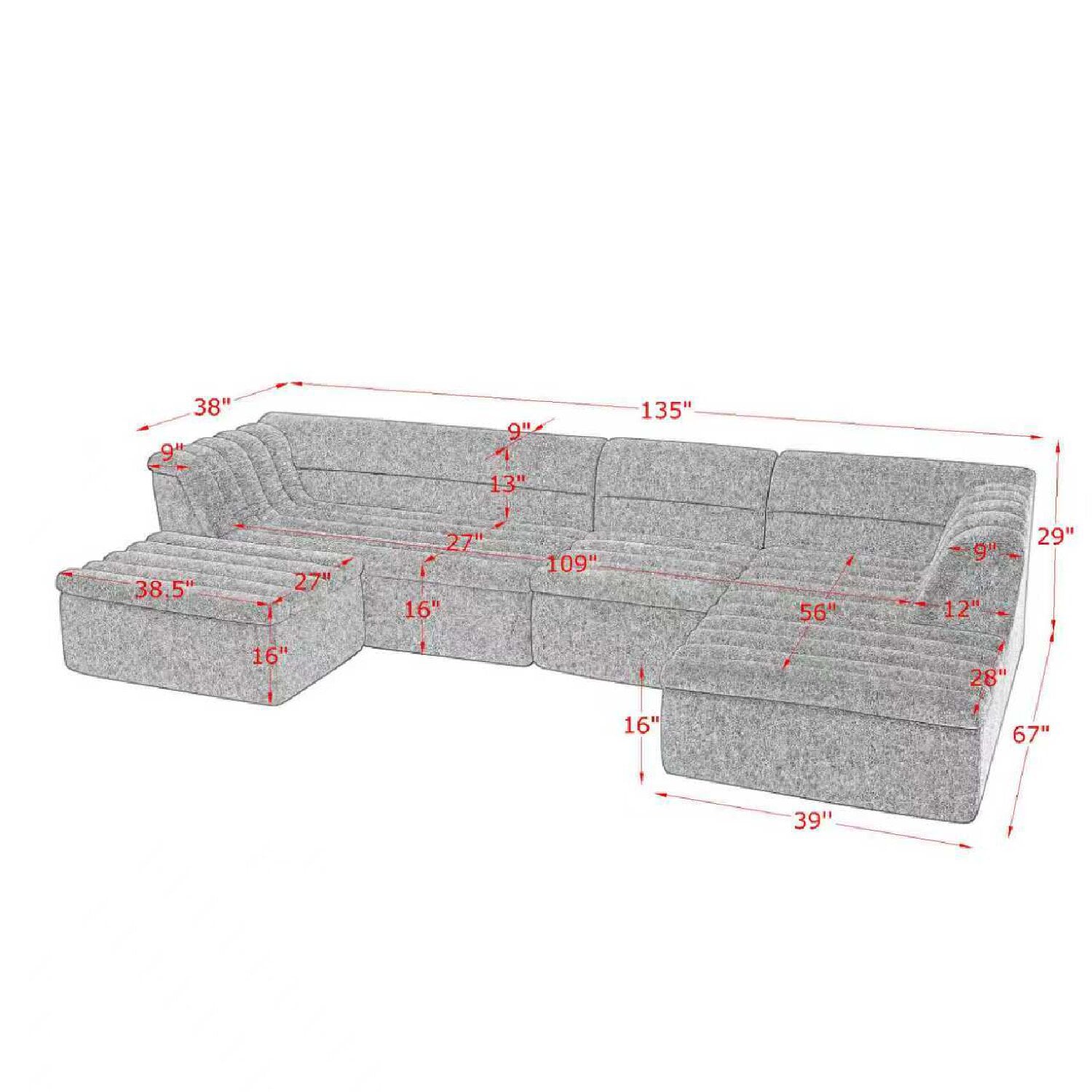 GZMR GZ-GN3090E Sofas-Loveseats - View #12