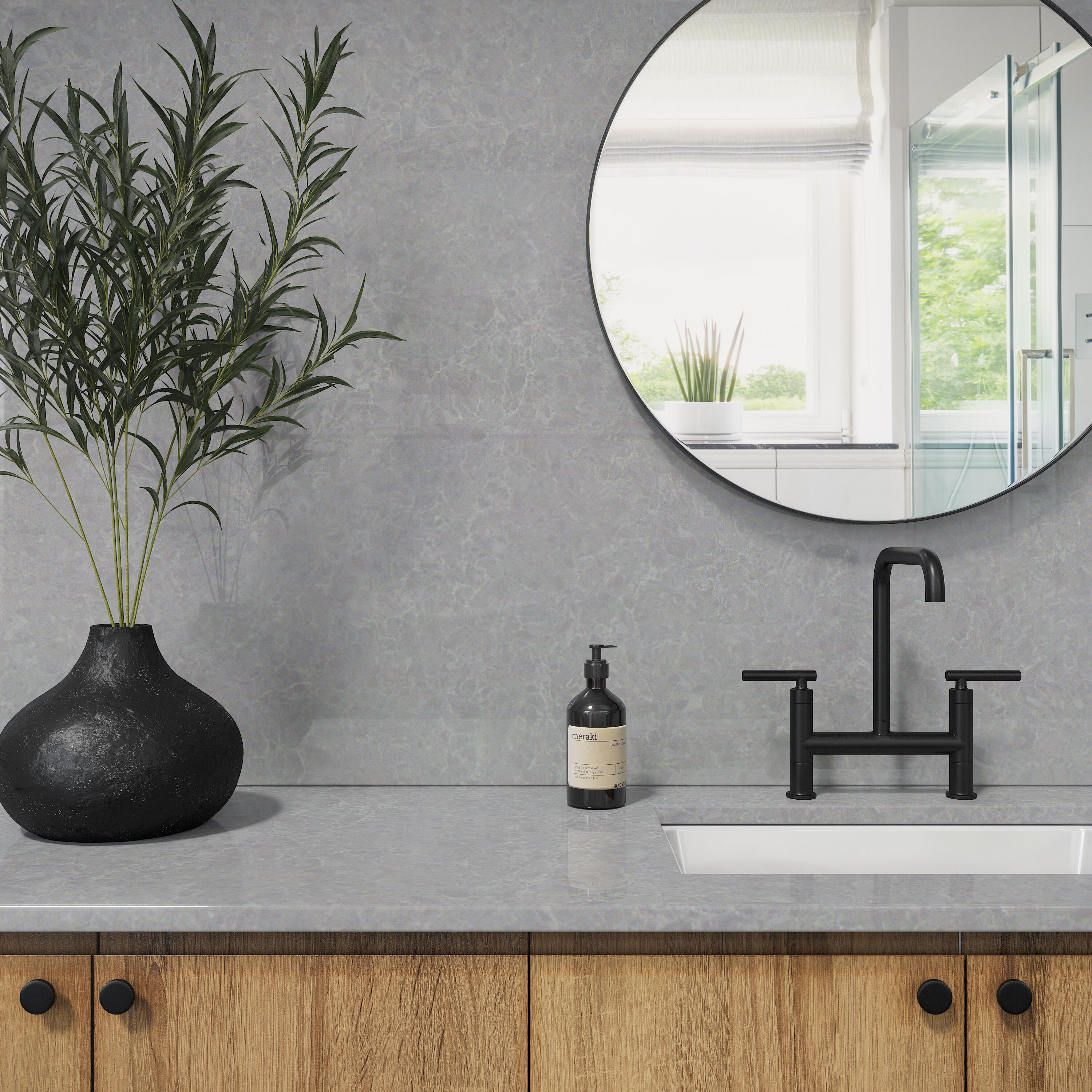 ONE Quartz OQ58SLBM11/4X1L Countertop-Samples - View #5
