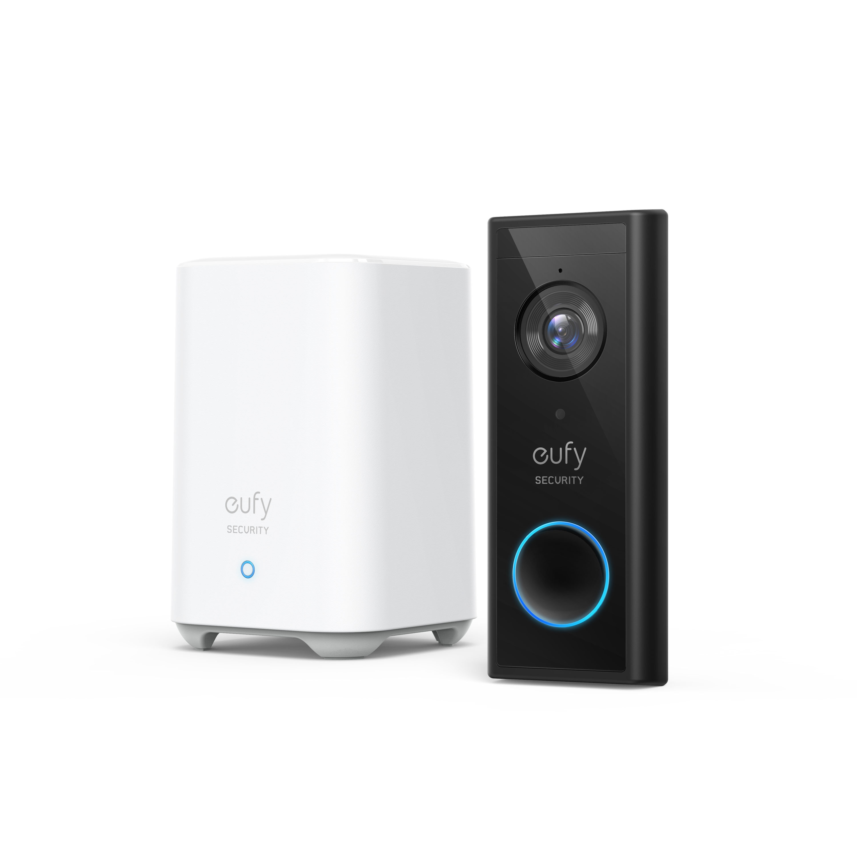 eufy Security Video Doorbell 2K Wireless Wi-Fi Compatible Smart Video  Doorbell in Black in the Video Doorbells department at