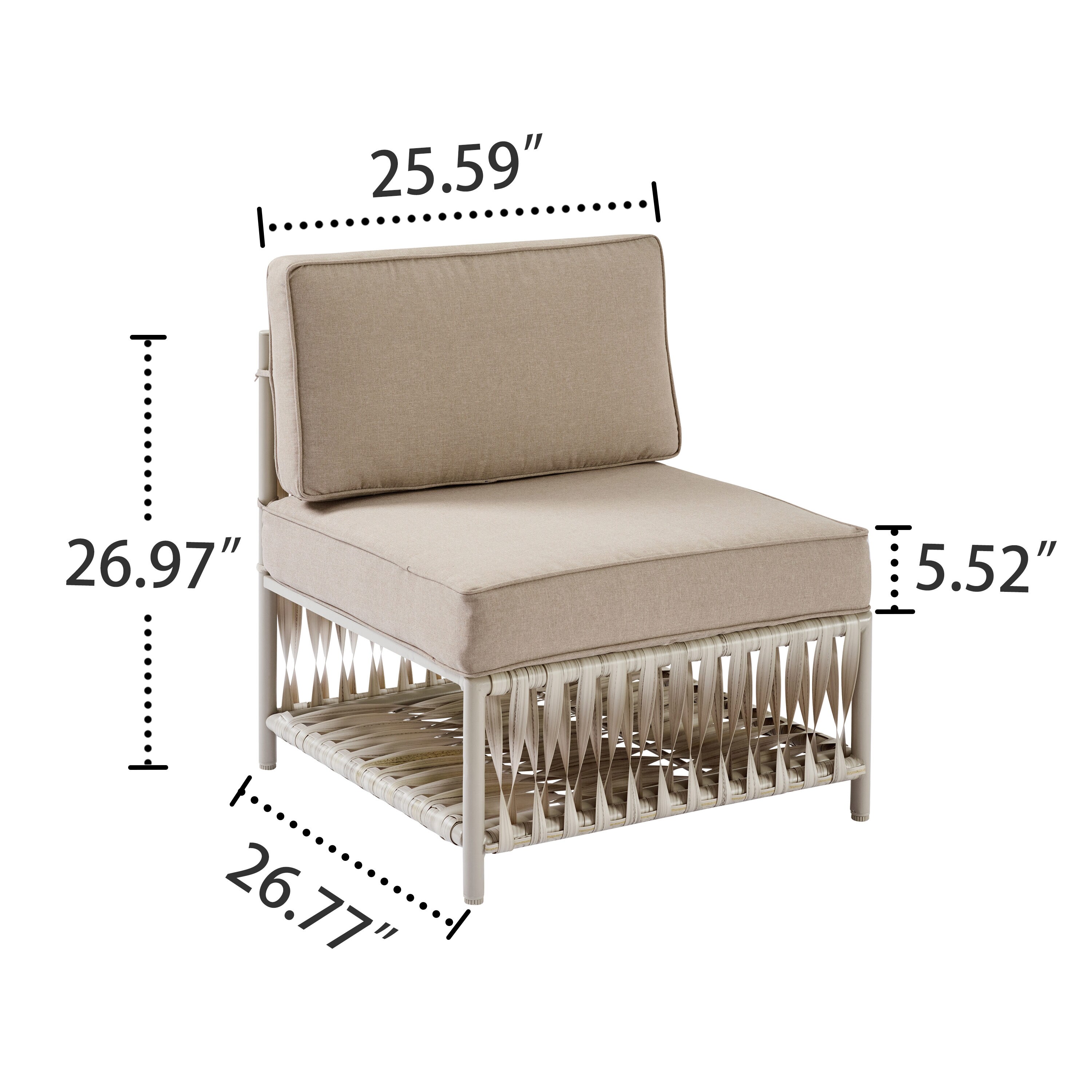 Art Leon CC051-2-OW Patio-Sofas-Daybeds - View #7