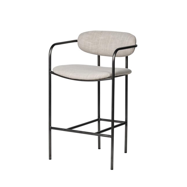 Upholstered Bar Stool In The Stools, Counter Height Chair With Arms