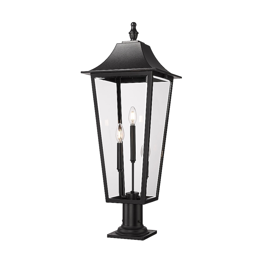 Z-Lite Gannon 33.5-in H Black Hardwired Led, Incandescent Z-Lite Gannon 33.5-in H Black Hardwired Led, Incandescent
