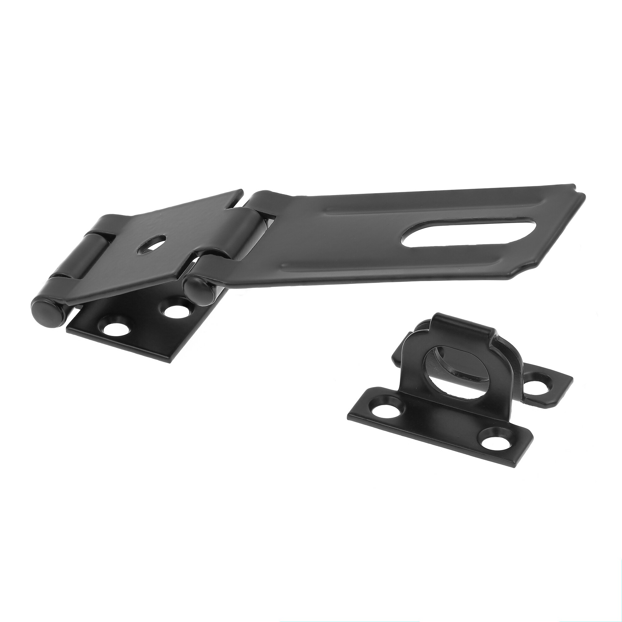 Prime-Line 3-1/2-in Black Double hinge hasps