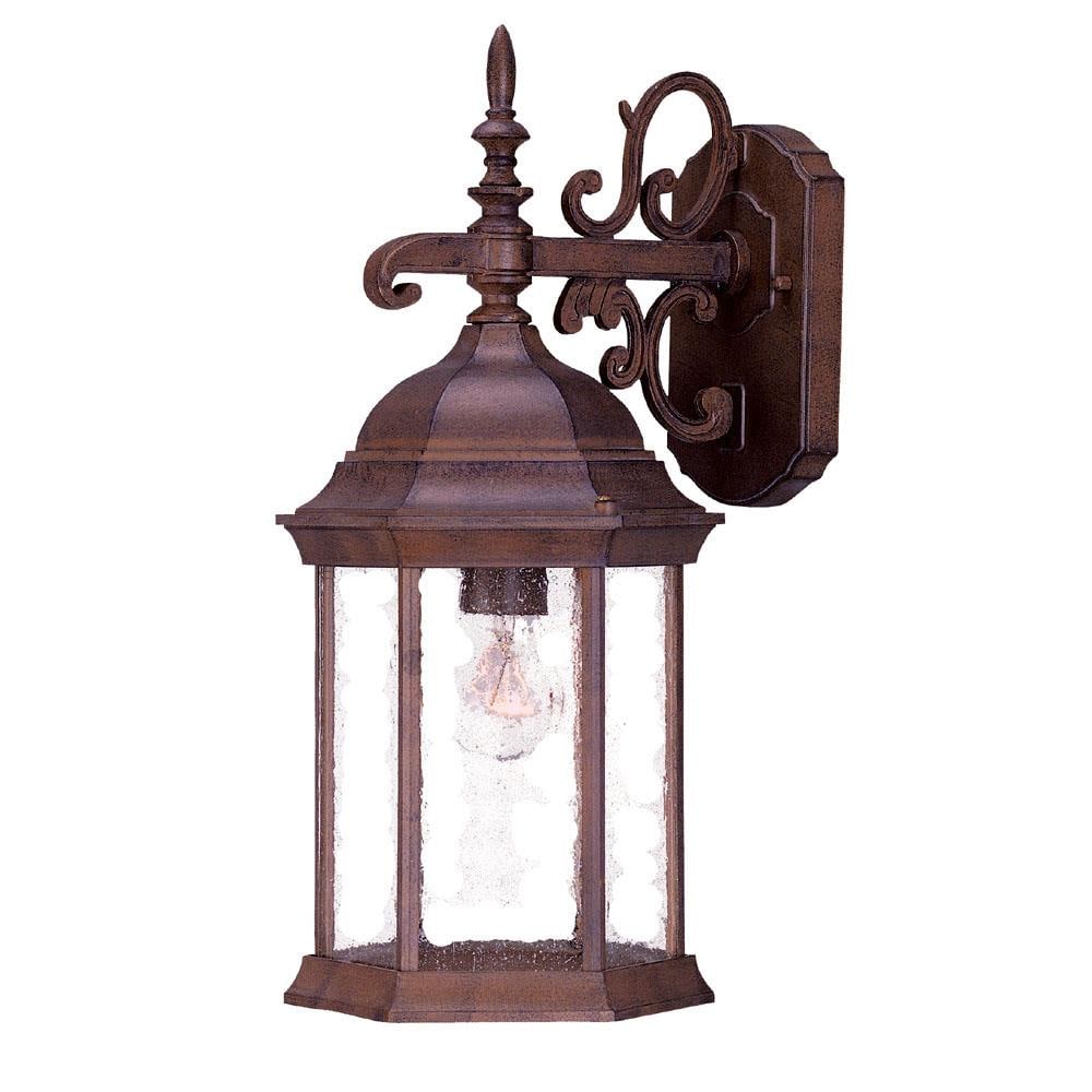 Acclaim Lighting 5184BW/SD Madison 1 -Light 16.75-in H Brown Hardwired Outdoor Wall Light