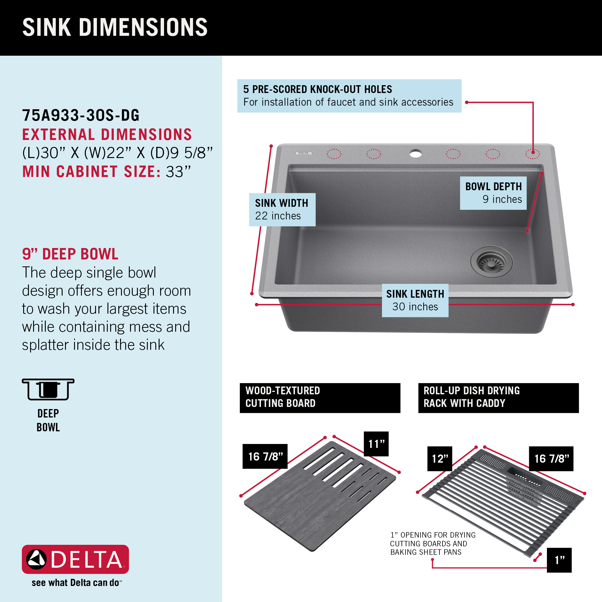 Delta 75A933-30S-DG Kitchen-Sinks - View #5