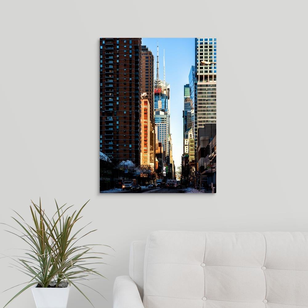 GreatBigCanvas New York City- Cityscape by P 24-in H x 18-in W Abstract ...