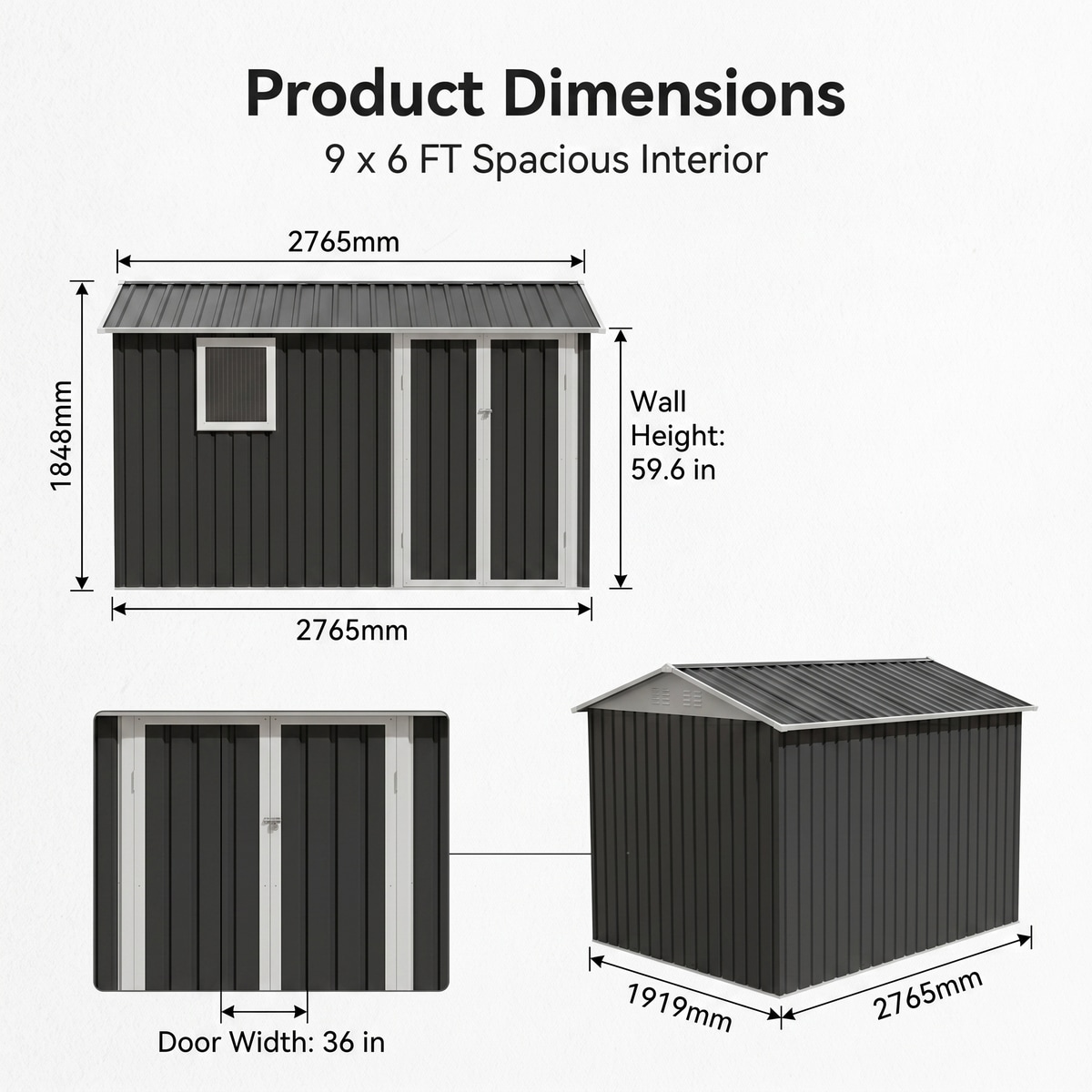 Loheer W2794S00013 Metal-Storage-Buildings-Sheds - View #3