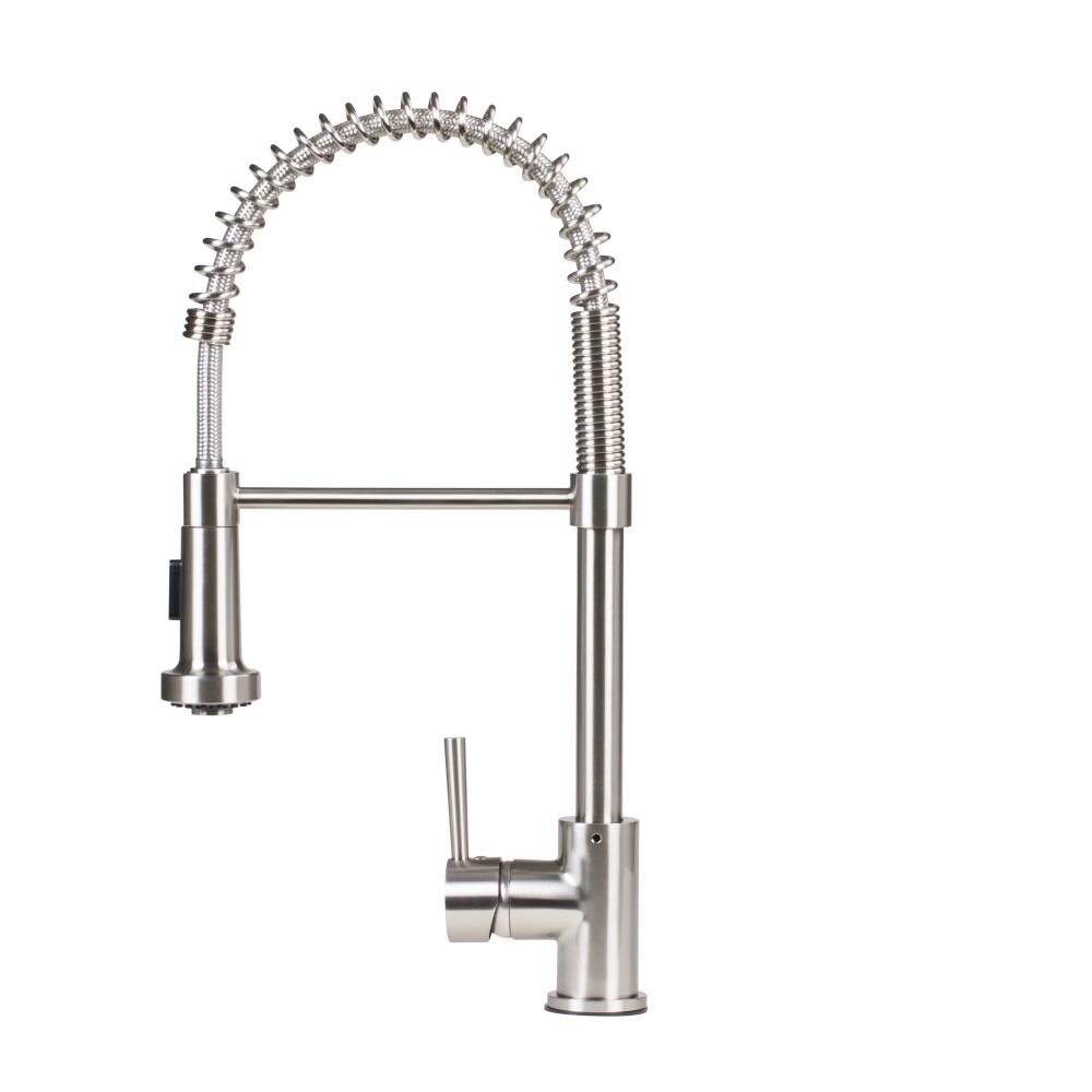 Giagni Arpino Stainless Steel Single Handle Pre Rinse Kitchen Faucet   10216531 