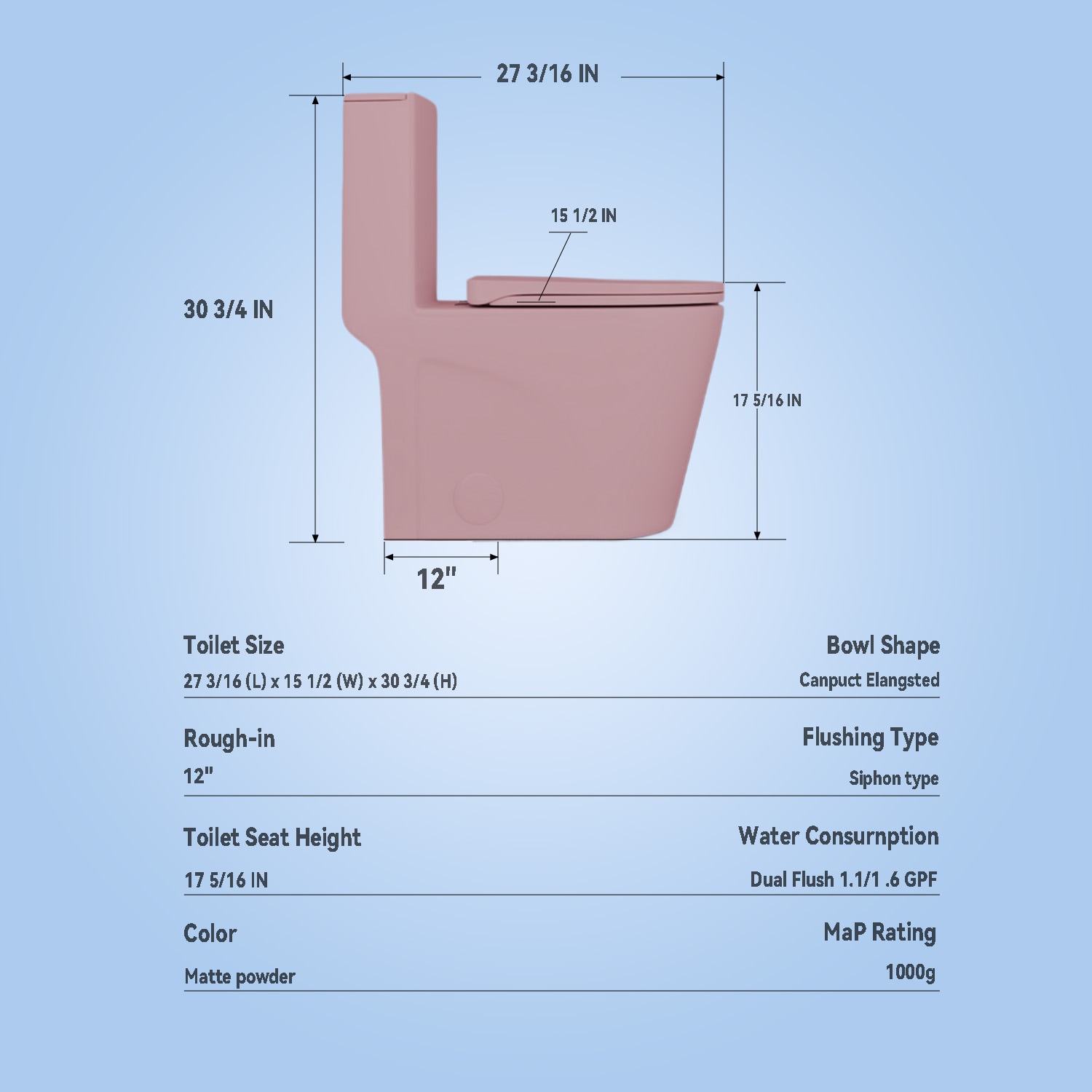 WELLFOR GTLPF-001 toilets - View #9