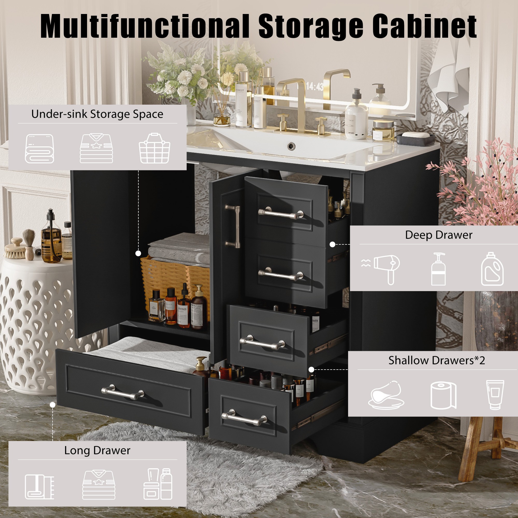 Dexmalle N729P251630B Bath-Vanity-Combo - View #11
