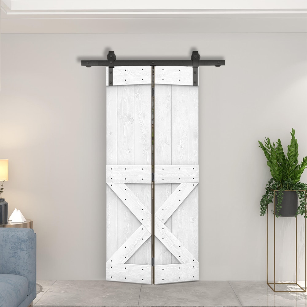 CALHOME BF1100S+011-22WT Barn-Doors - View #2