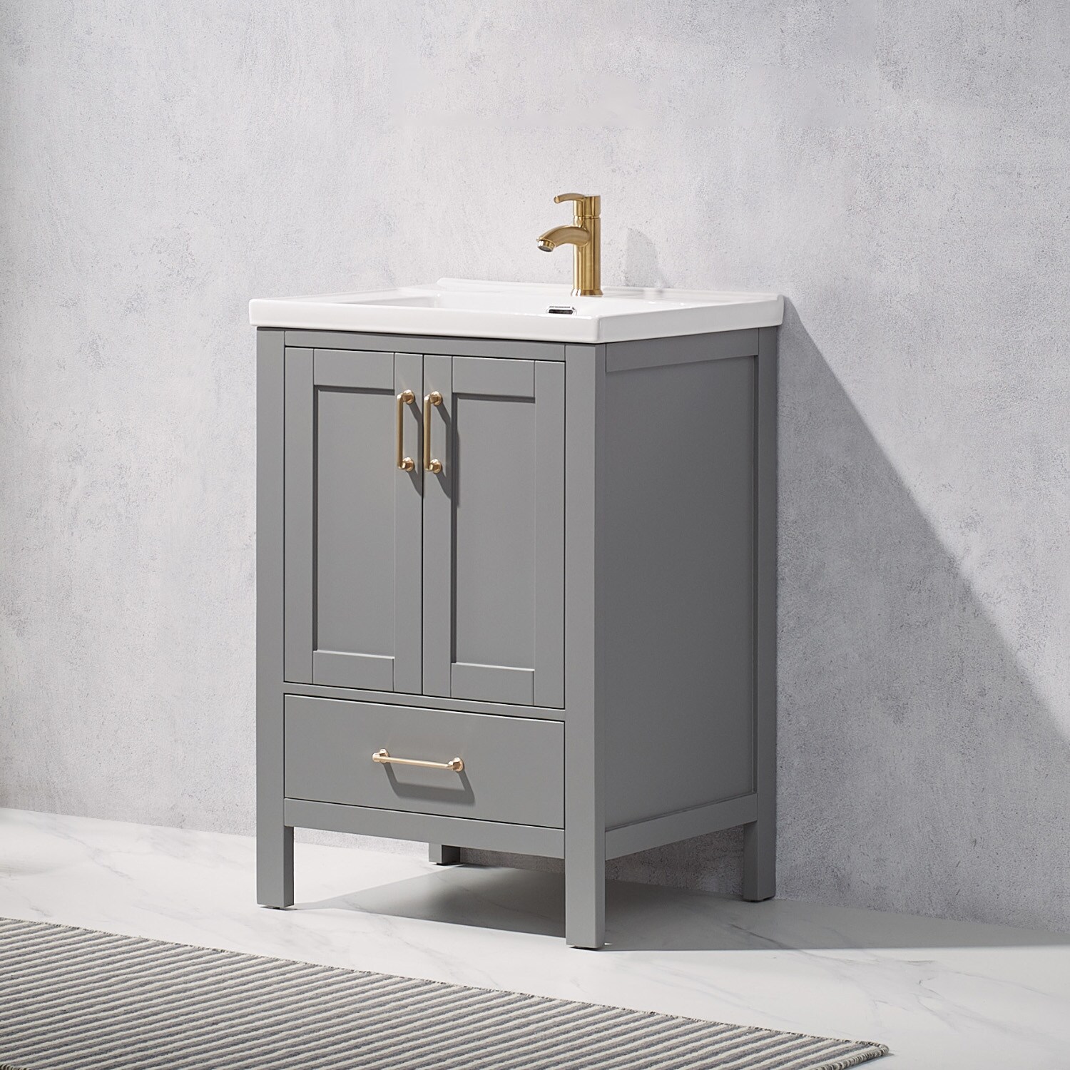 Vinnova 723024-GR-WH-NM Bath-Vanity-Combo - View #2