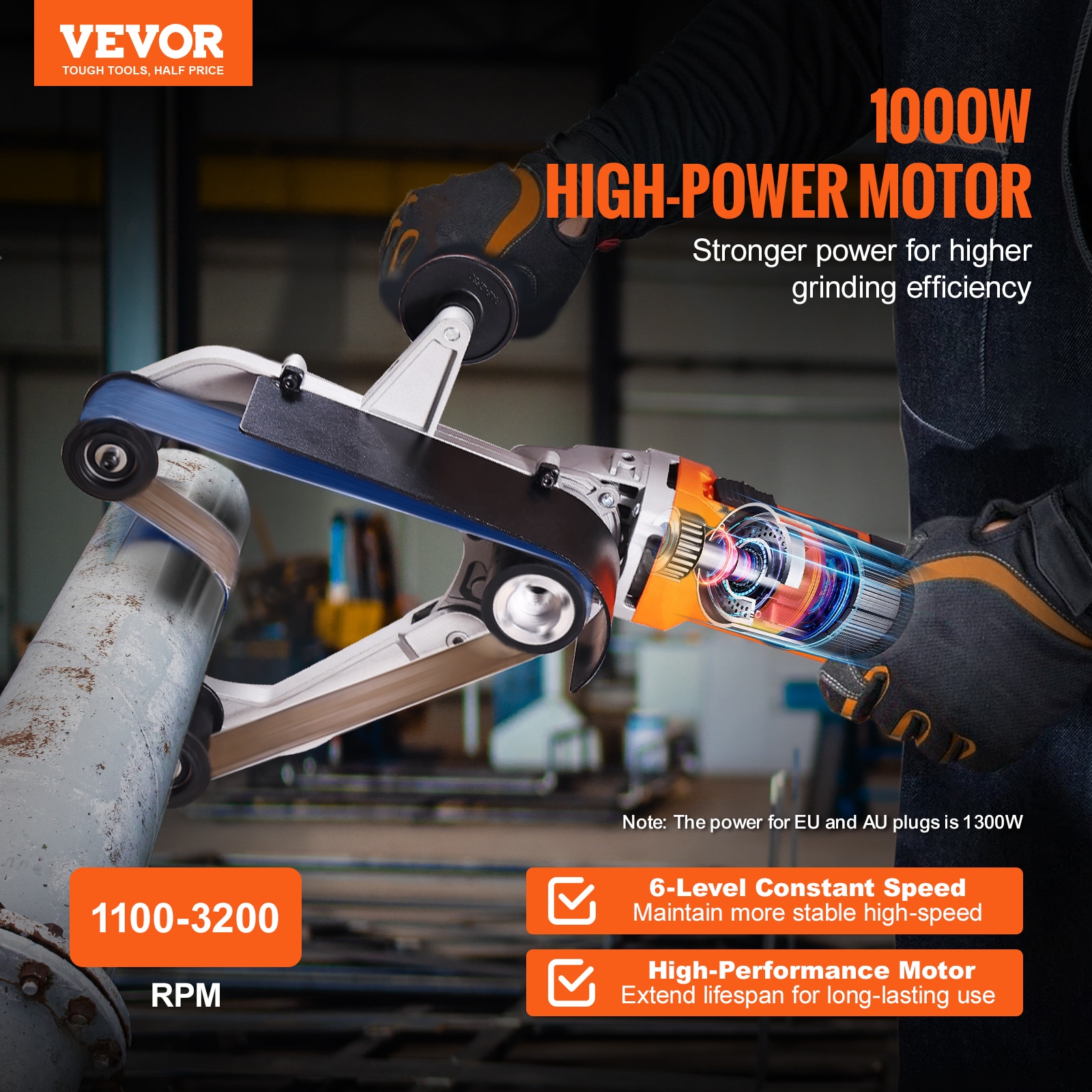 VEVOR GDSDJ800W15XZO7NWV1 Corded-Polishers - View #5
