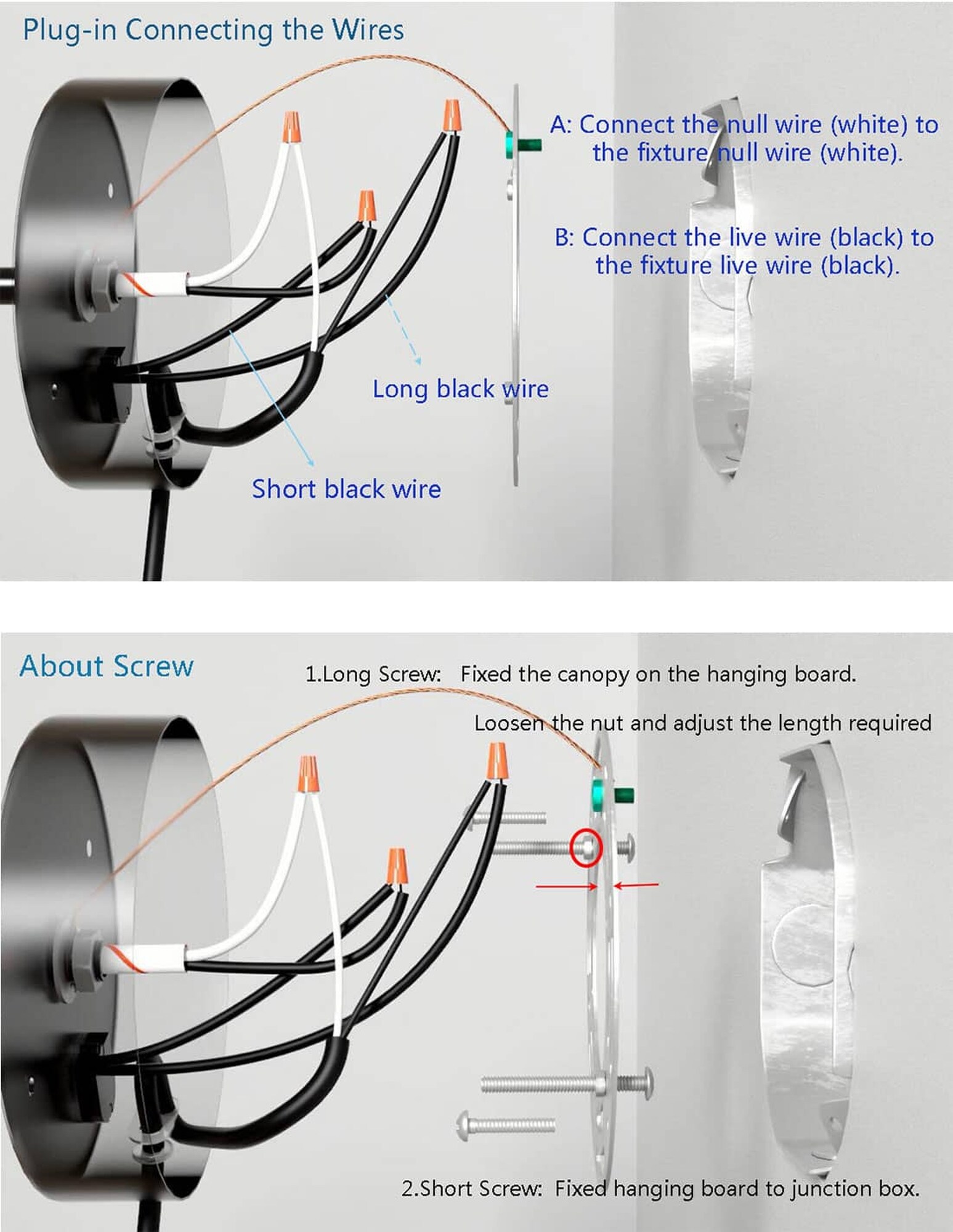 Black and Bronze Adjustable Swing Arm Wall Lamp