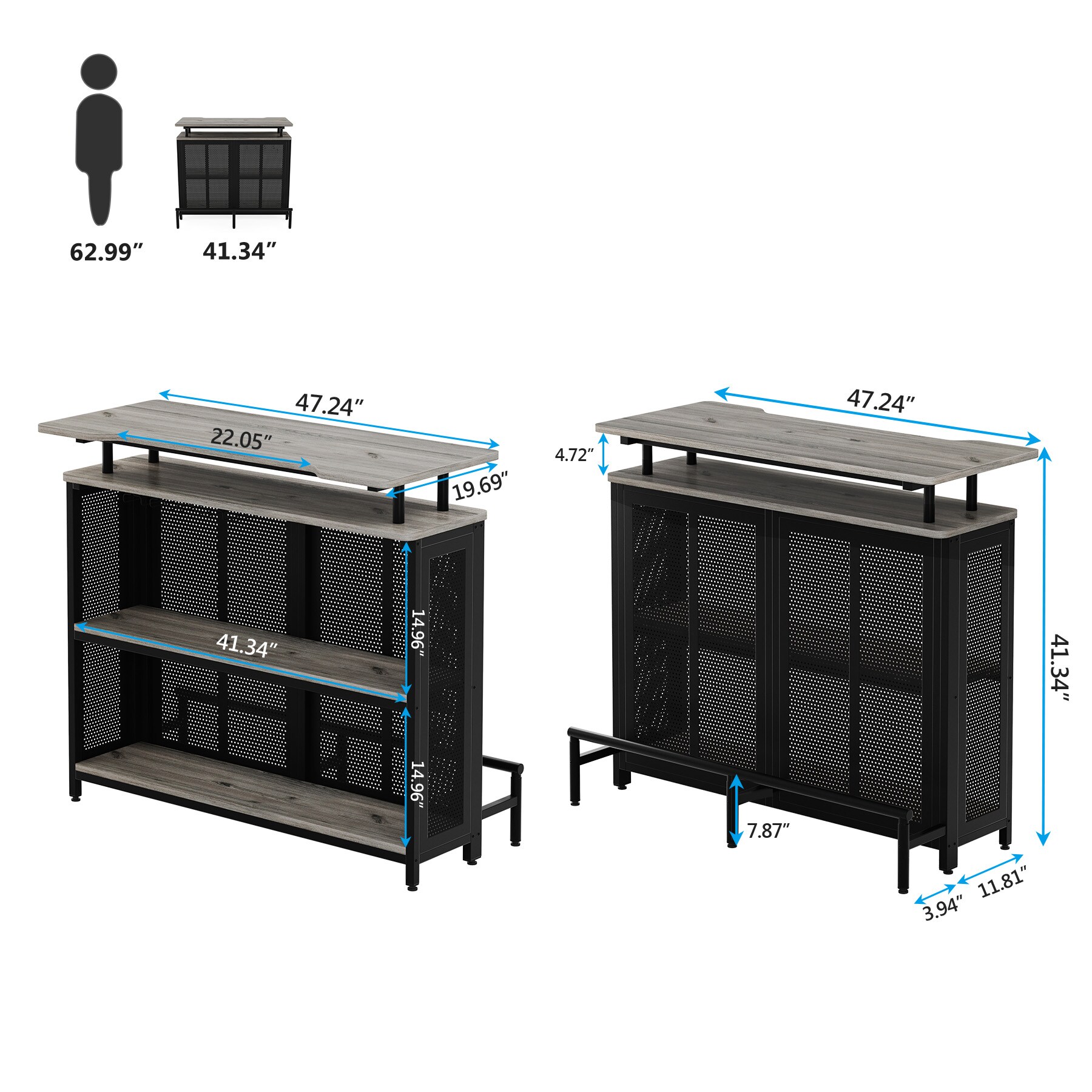Tribesigns HOGA-C0712 Wine-Racks - View #6