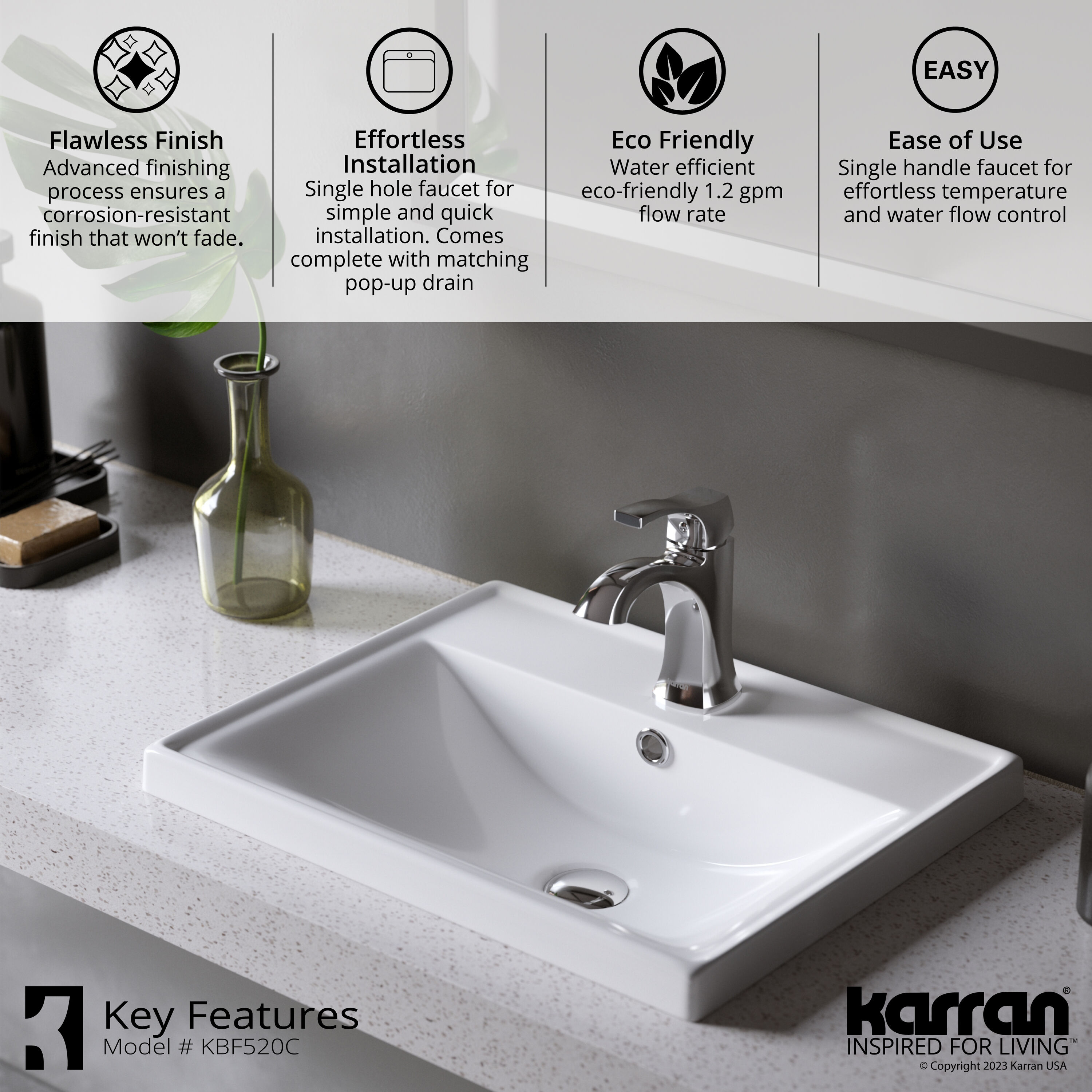 Karran KBF520C Lavatory-Faucets - View #6