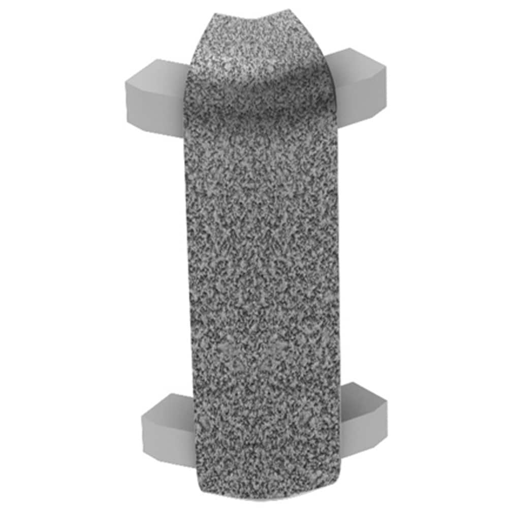 Schluter Systems E135RC100TSG39 Rondec-CT 0.375-in W x 1.976-in L Pewter textured color-coated aluminum Aluminum Outside corner Tile Edge Trim