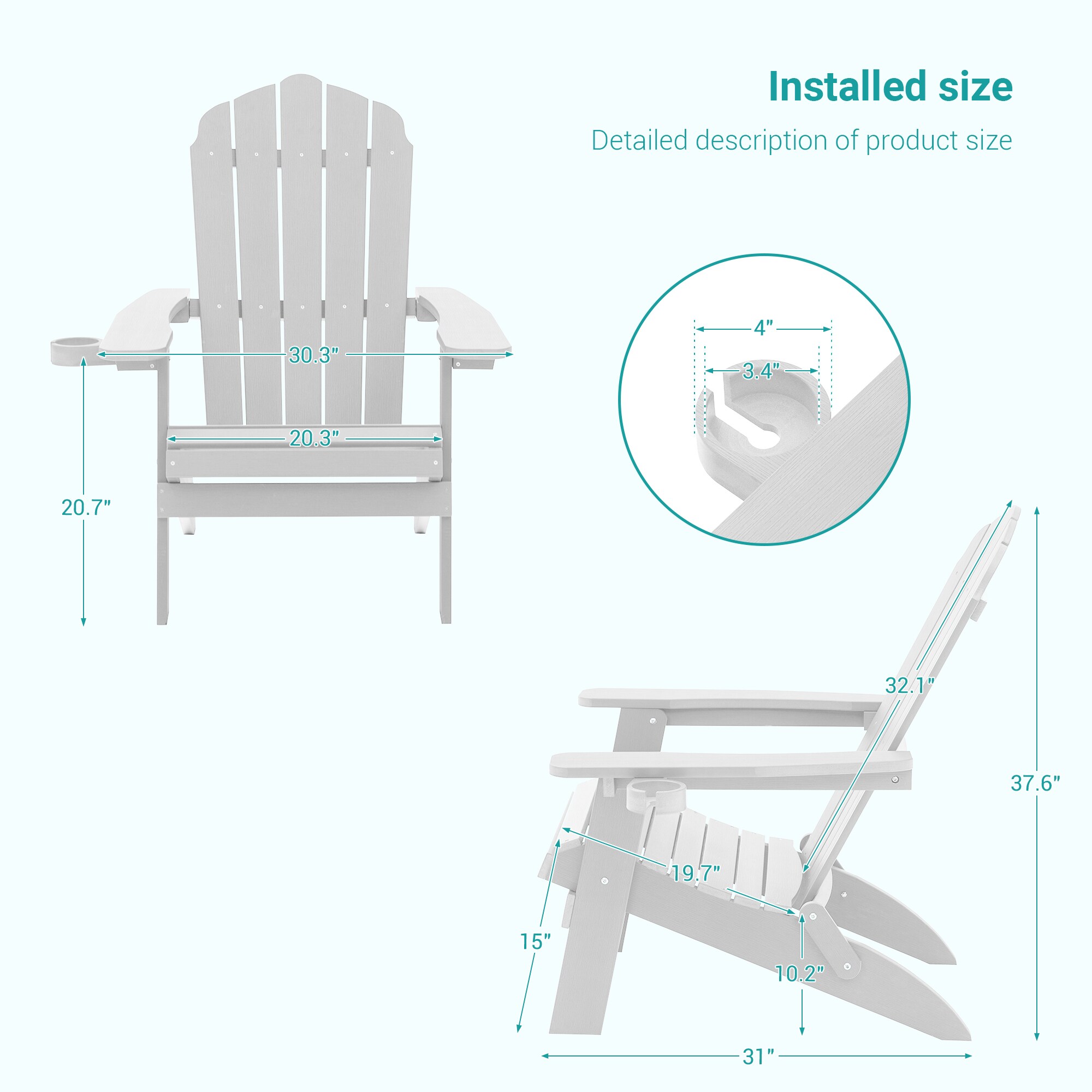 Sonkuki SD-AD364WT-2 Patio-Chairs - View #2