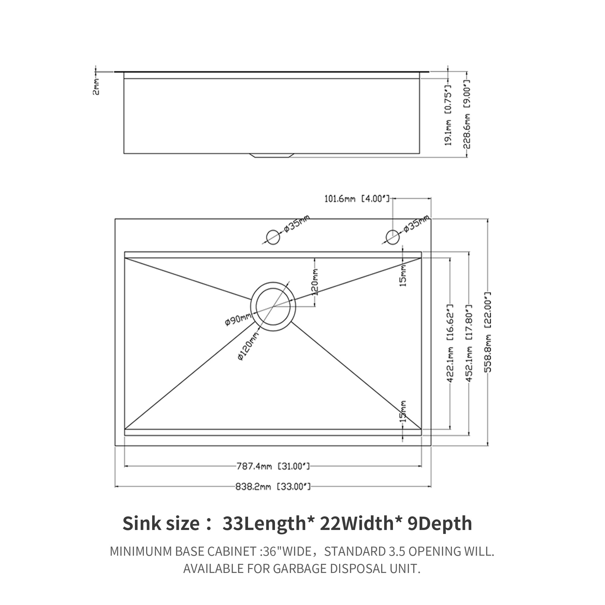 Dexmalle W1243P356176 Kitchen-Sinks - View #3