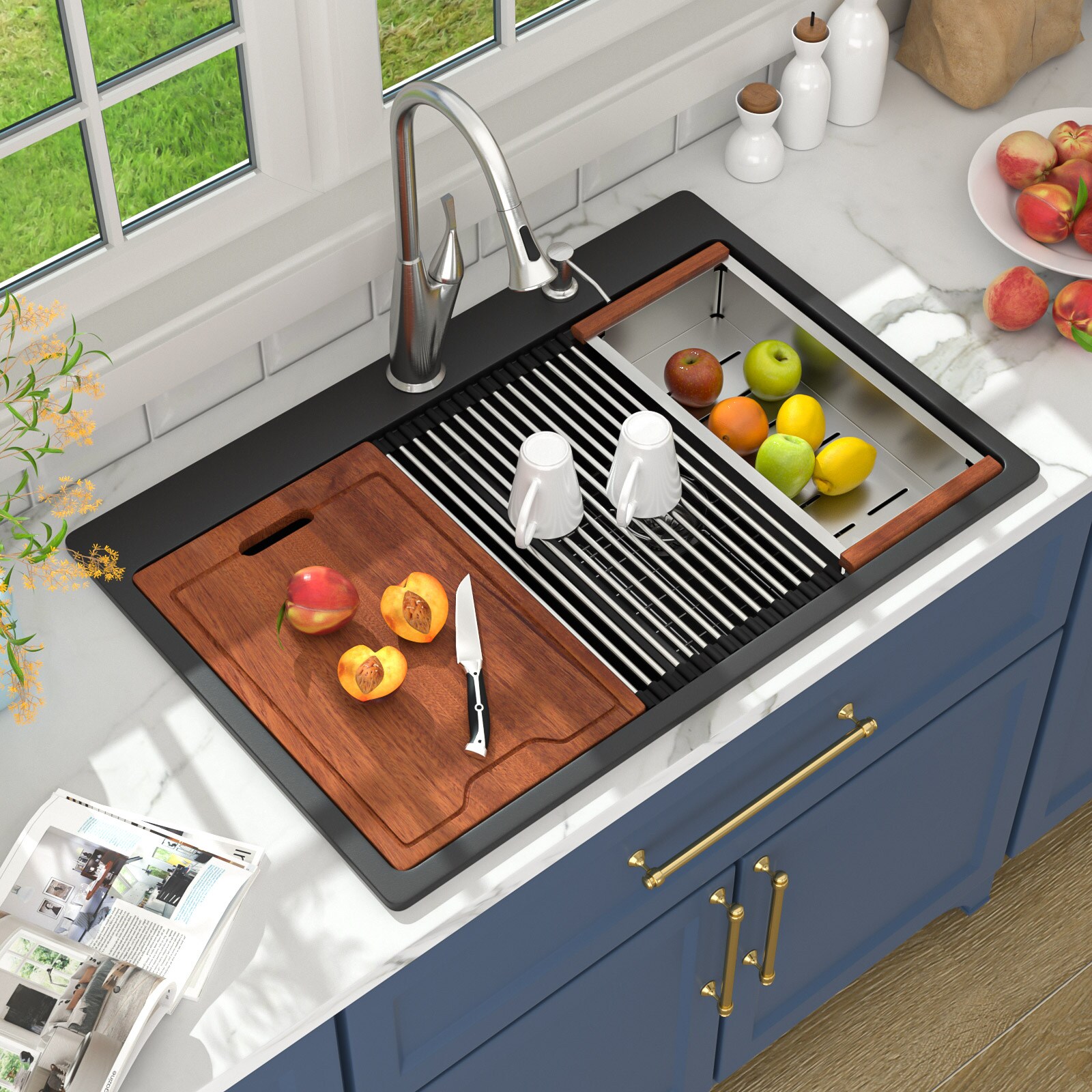 Lordear H-LTB3322R2-55 Kitchen-Sinks - View #8