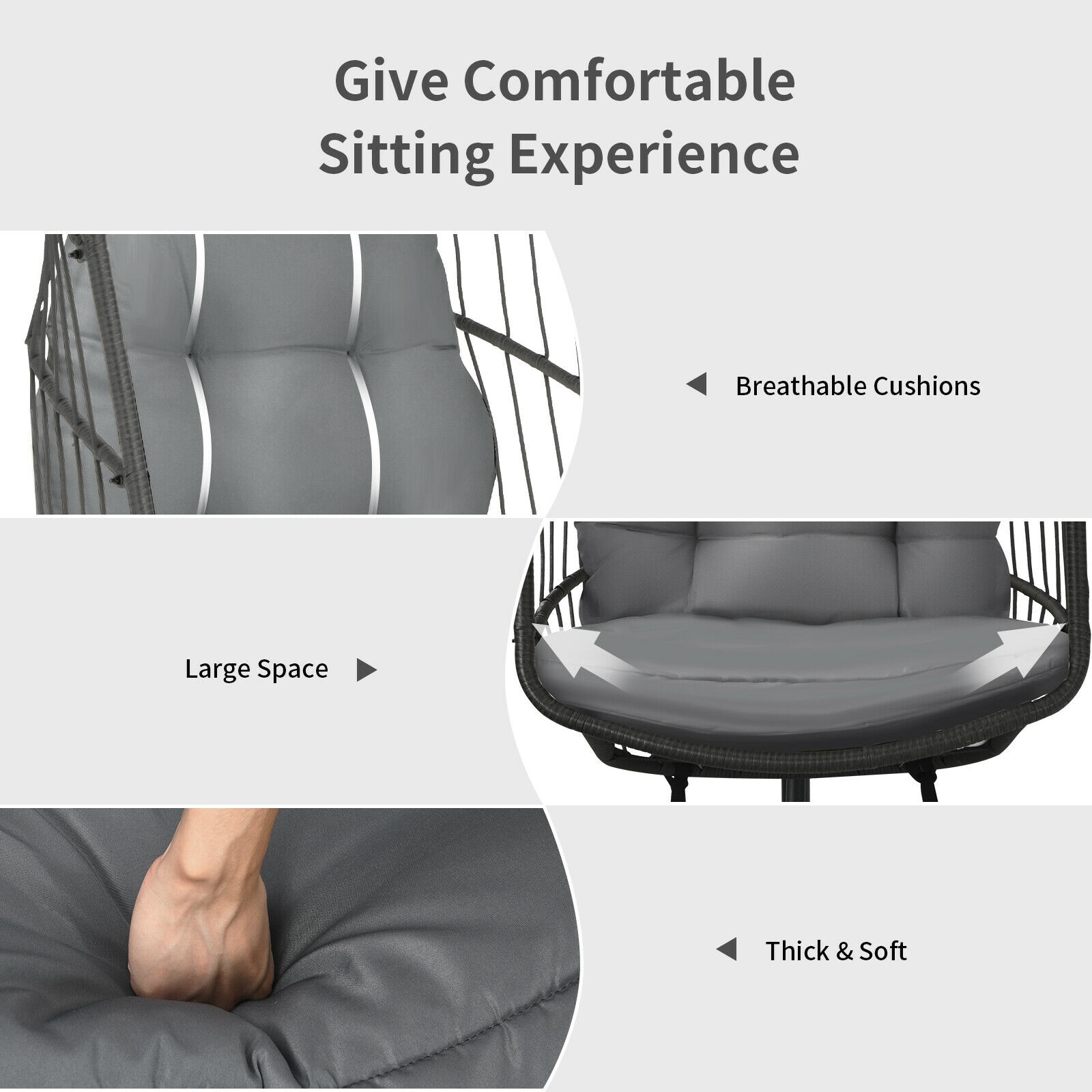 Forclover HYFE-10111GR Patio-Chairs - View #6