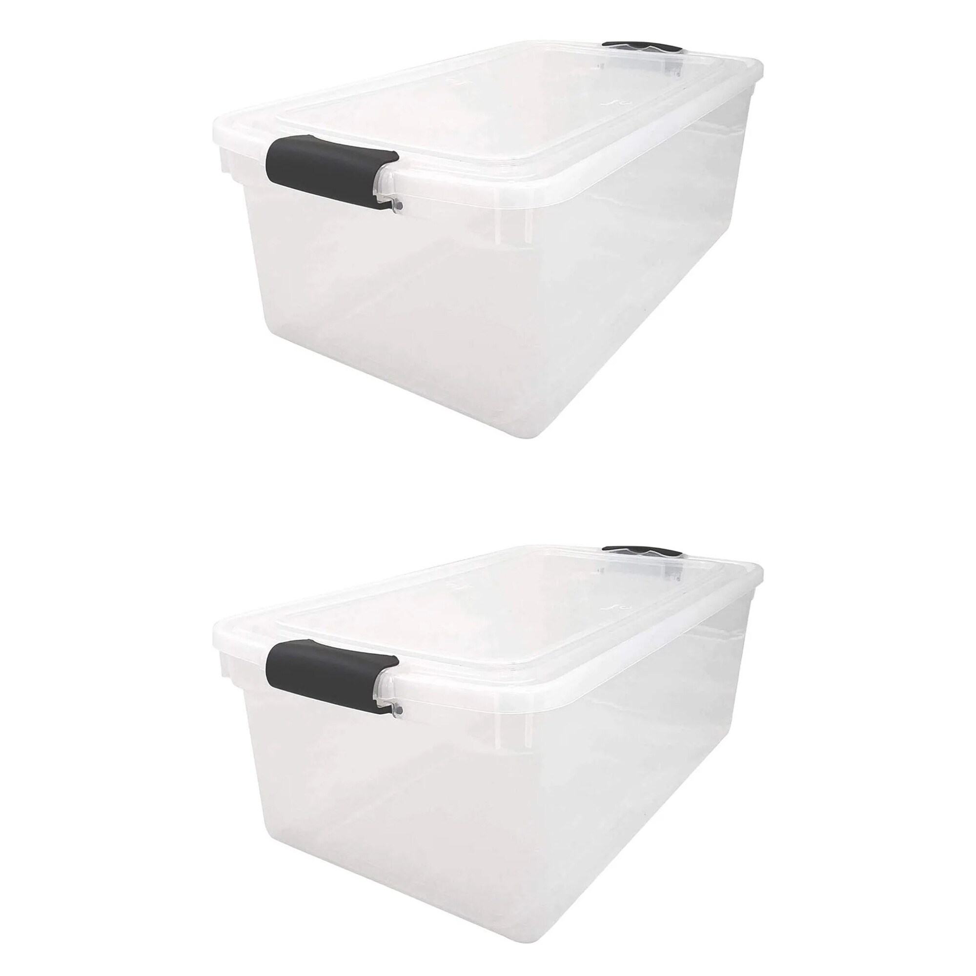 Homz Products 316814 Plastic-Storage-Totes - View #2