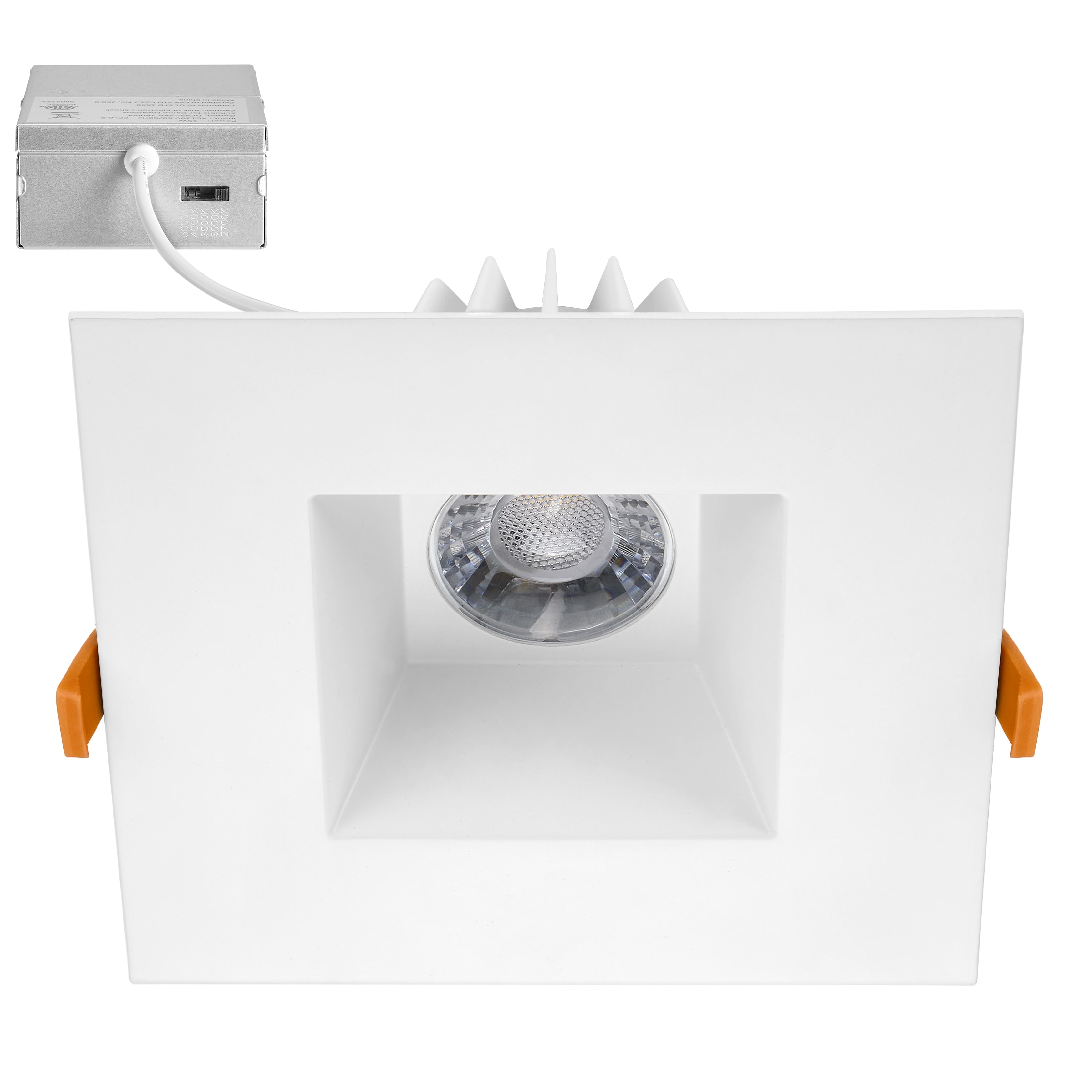 Maxxima 4 in. 5CCT Ultra Thin Recessed LED Downlight - Color Temperature  Selectable 2700K/3000K/3500K/4000K/5000K, 700 Lumens, Dimmable Light  Fixture