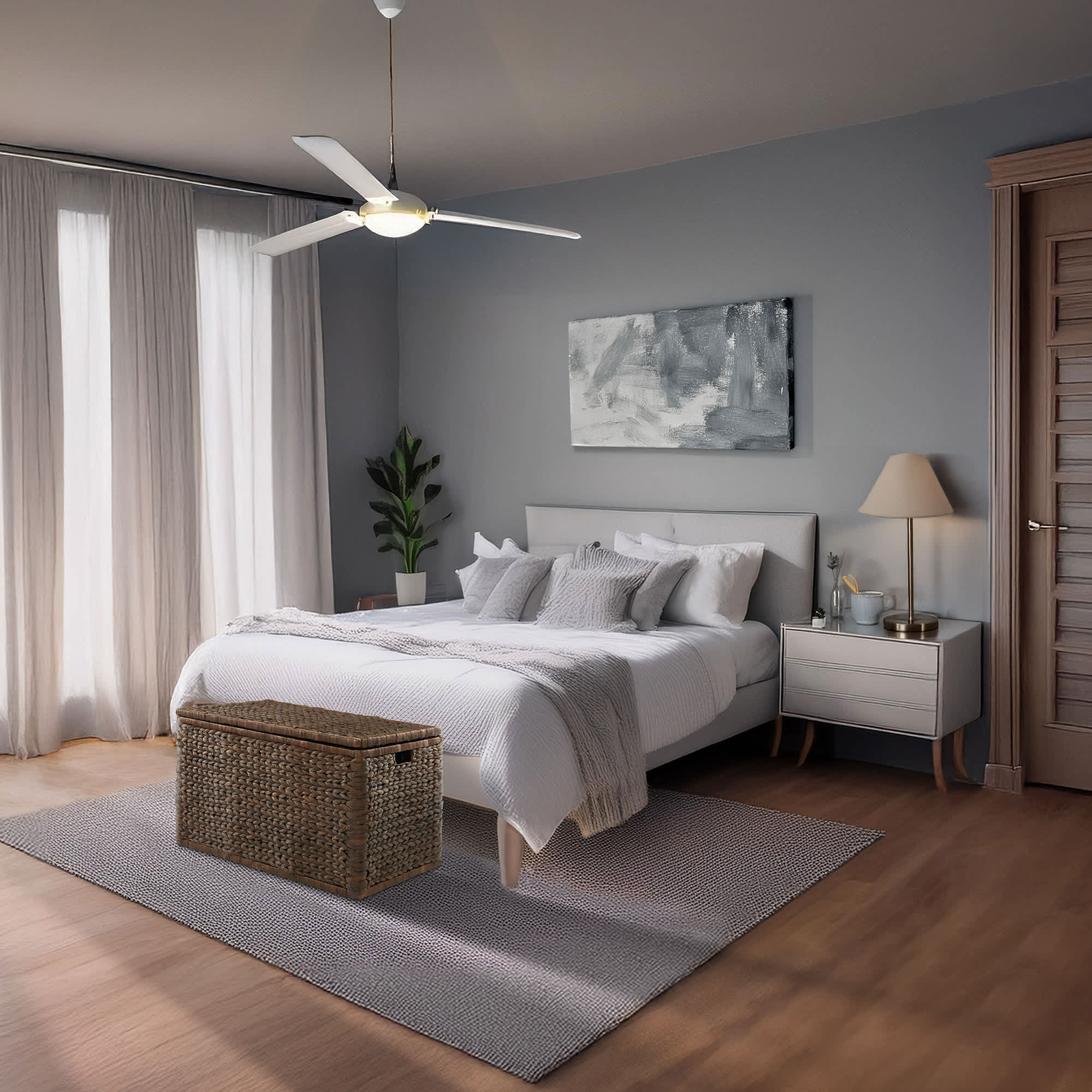 Casafield HOM-STO-W6674-BRN Storage-Trunks - View #4