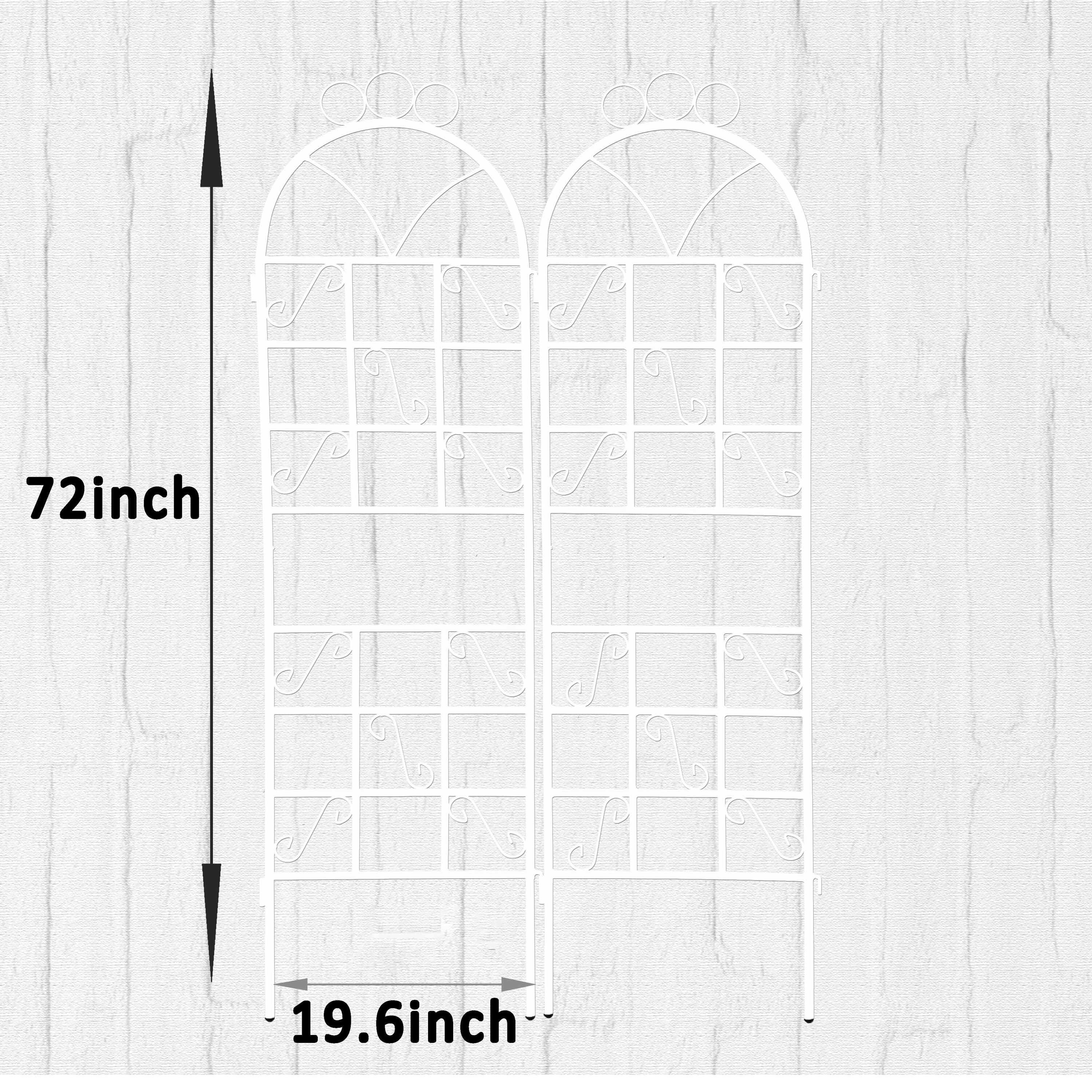 Kahomvis WS-QPT2-050 Garden-Trellis - View #3