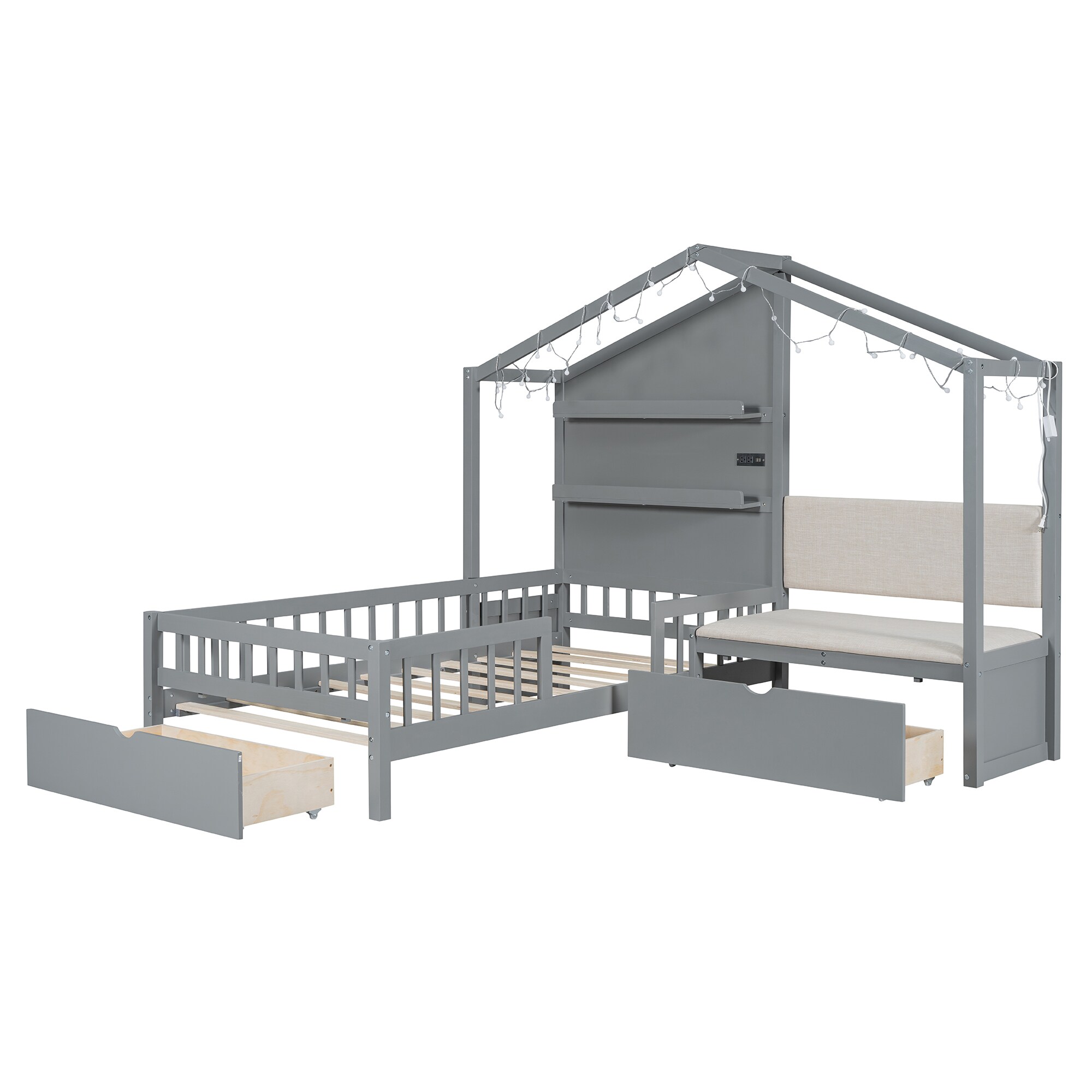ModernLuxe LP000521AAE-1 Sofas-Loveseats - View #6