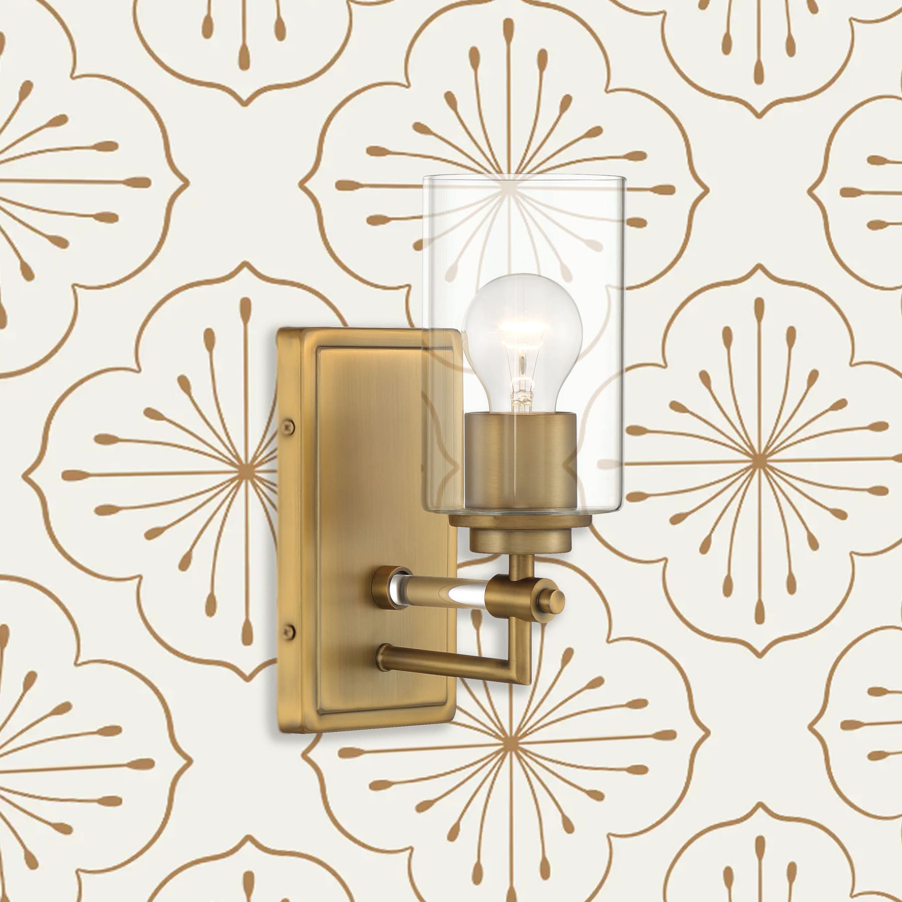 Minka Lavery 2641-575 Binsly 4.5-in 1 -Light Satin Brass Modern/contemporary Vanity light bar