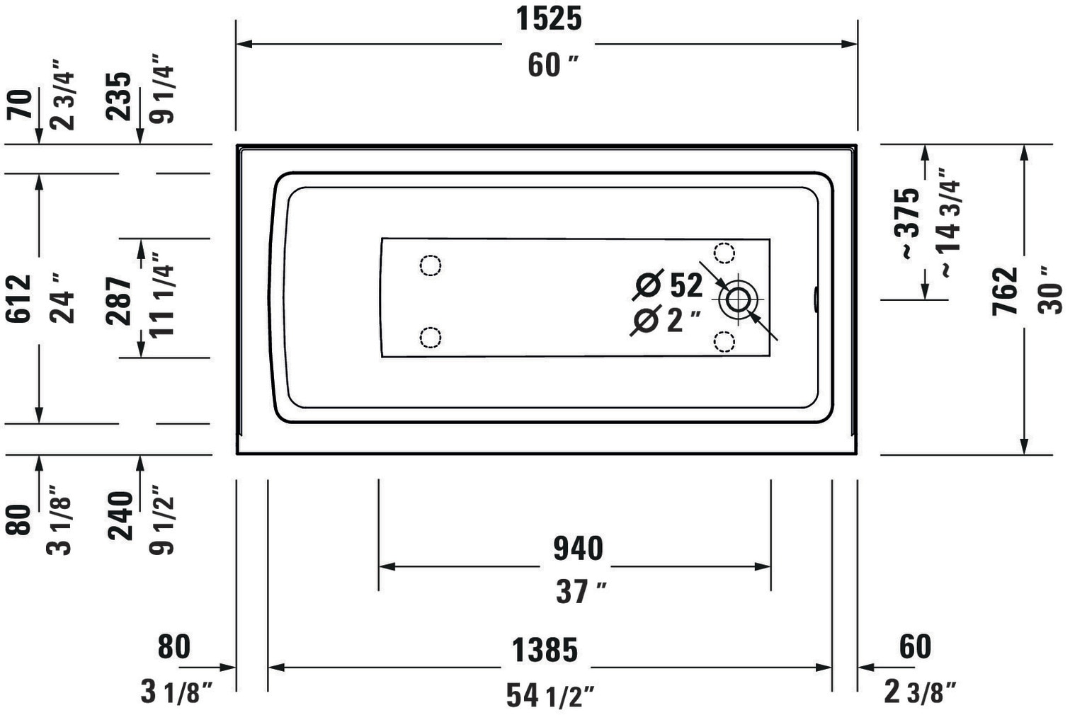 Duravit 700442000000090 bathtubs - View #2