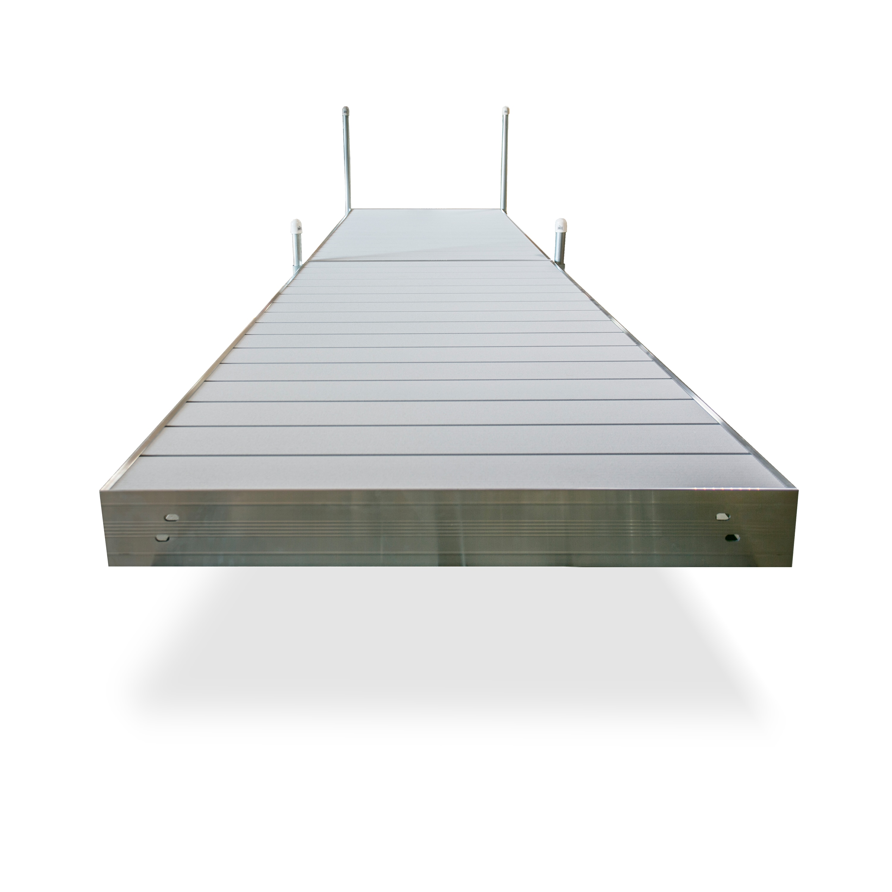Tommy Docks TDSAA-40016 16&#8217 Straight Boat Dock System with Aluminum Frame and Aluminum Decking Complete Dock Package