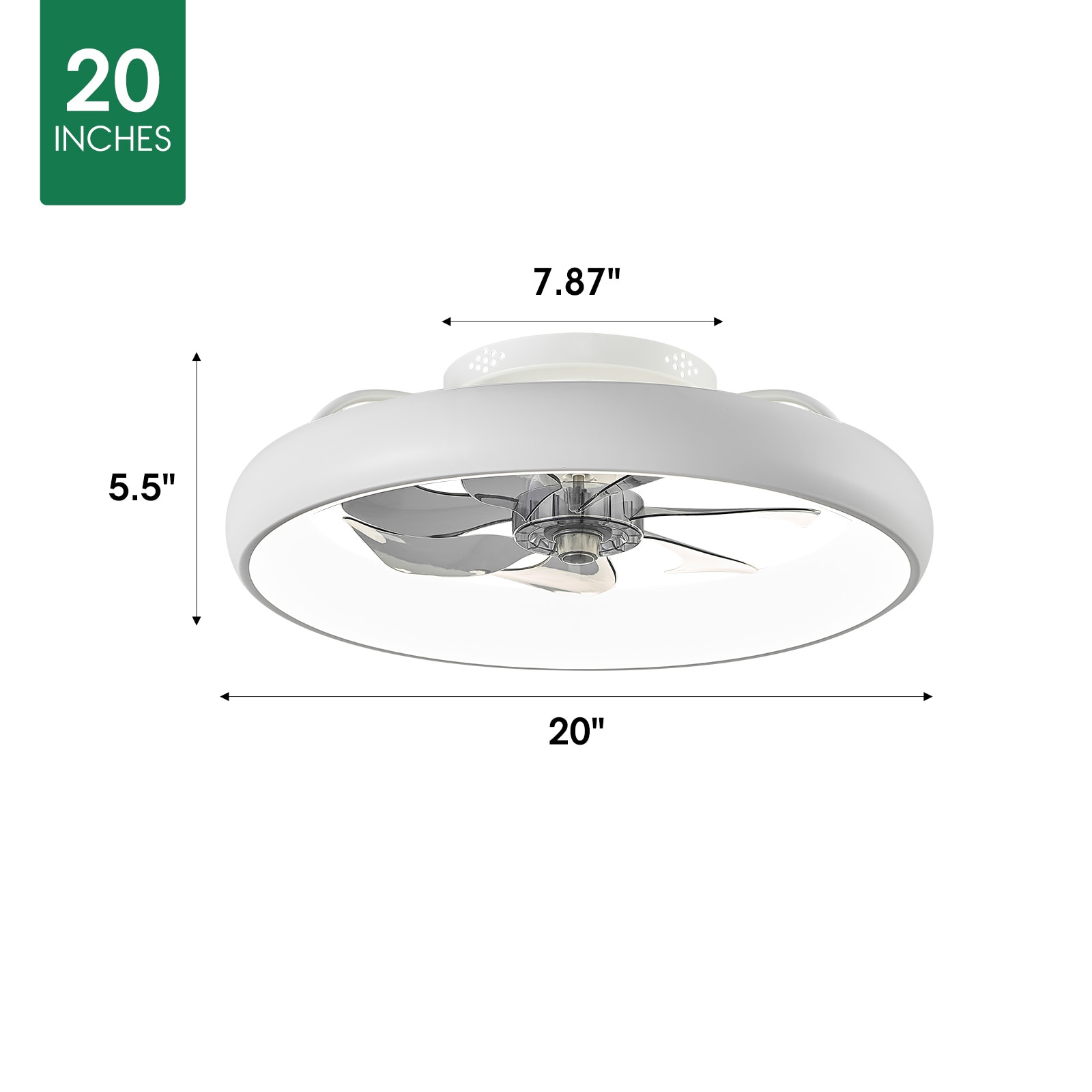 SILJOY Y1095-WH Ceiling-Fans - View #2