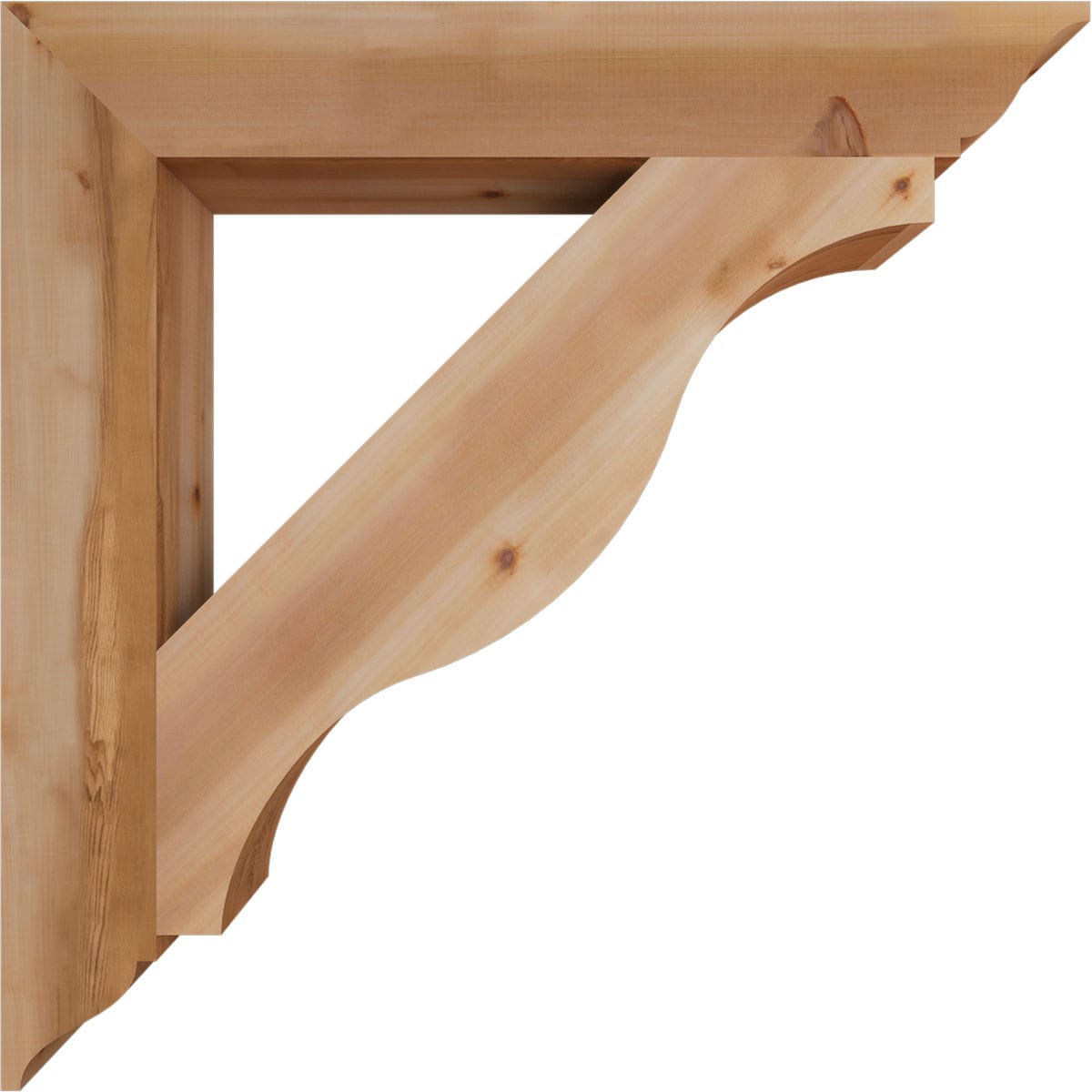 Ekena Millwork BKT06X42X42FST01SWR Exterior-Brackets-Braces - View #3