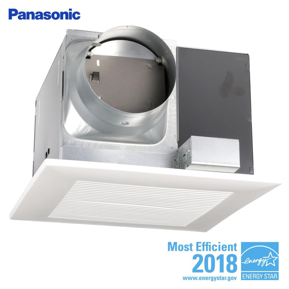 Panasonic WhisperCeiling 1.3-Sone 190-CFM White Bathroom Fan ENERGY STAR