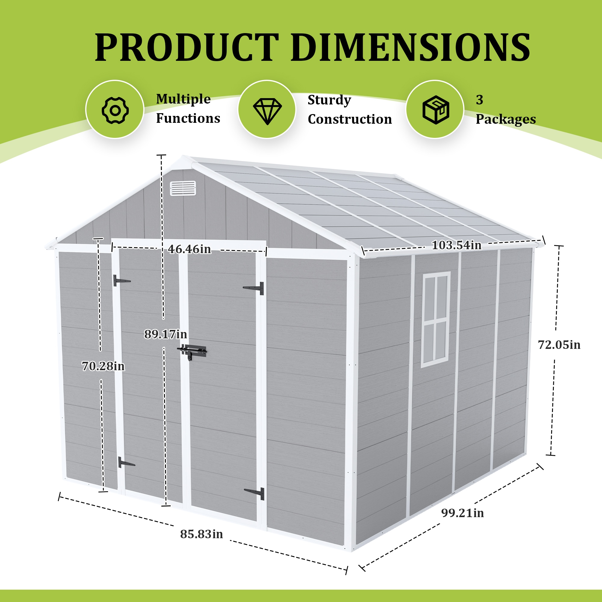 Mondawe MD-WWC00038 Vinyl-Resin-Storage-Buildings - View #8