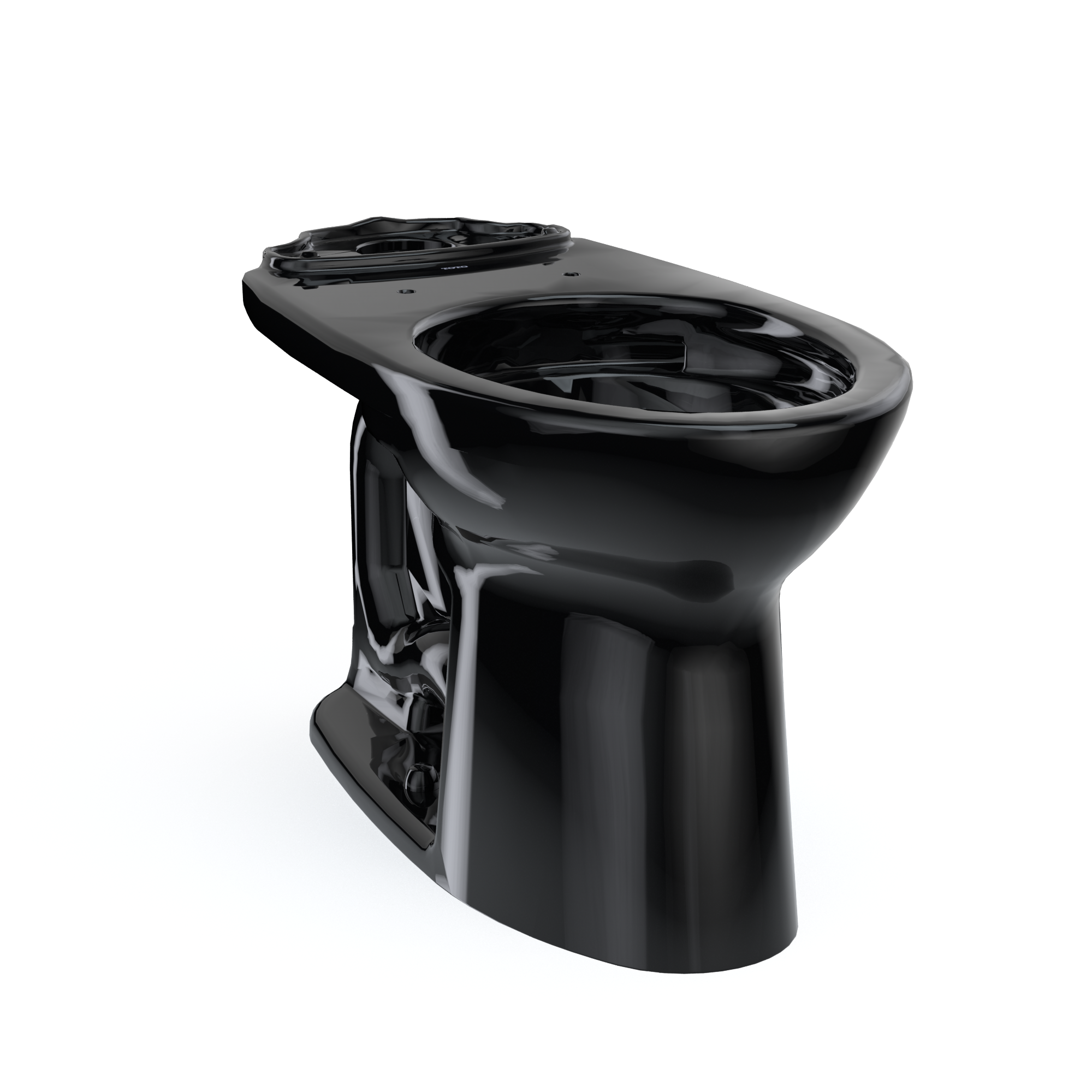 TOTO C776CEF-51 Drake Ebony Elongated Standard height Toilet Bowl 12-in Rough-In