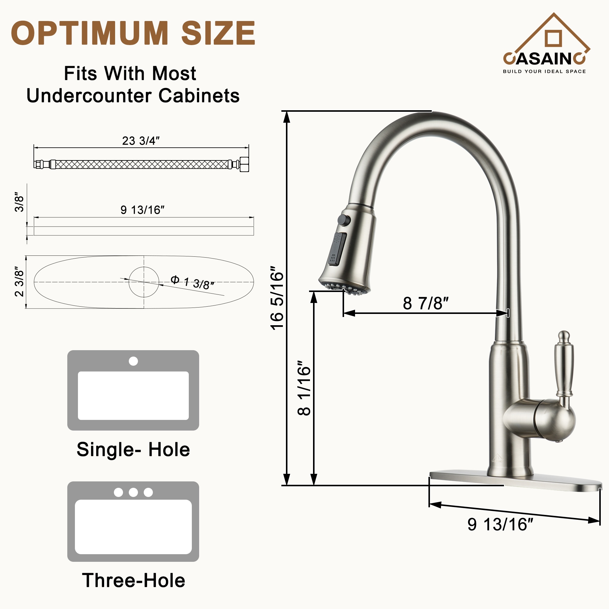 CASAINC ODB-LB-7205S Kitchen-Faucets - View #10