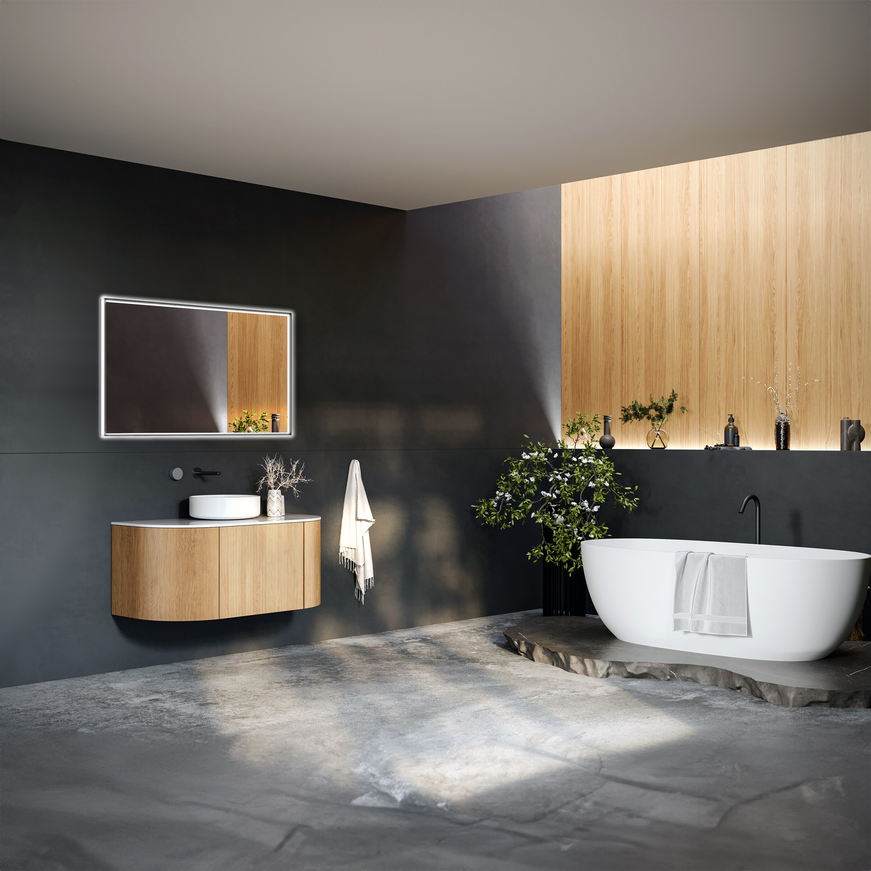 Dreamwerks DW-LAMC-E0052 Framed-Bath-Mirrors - View #4