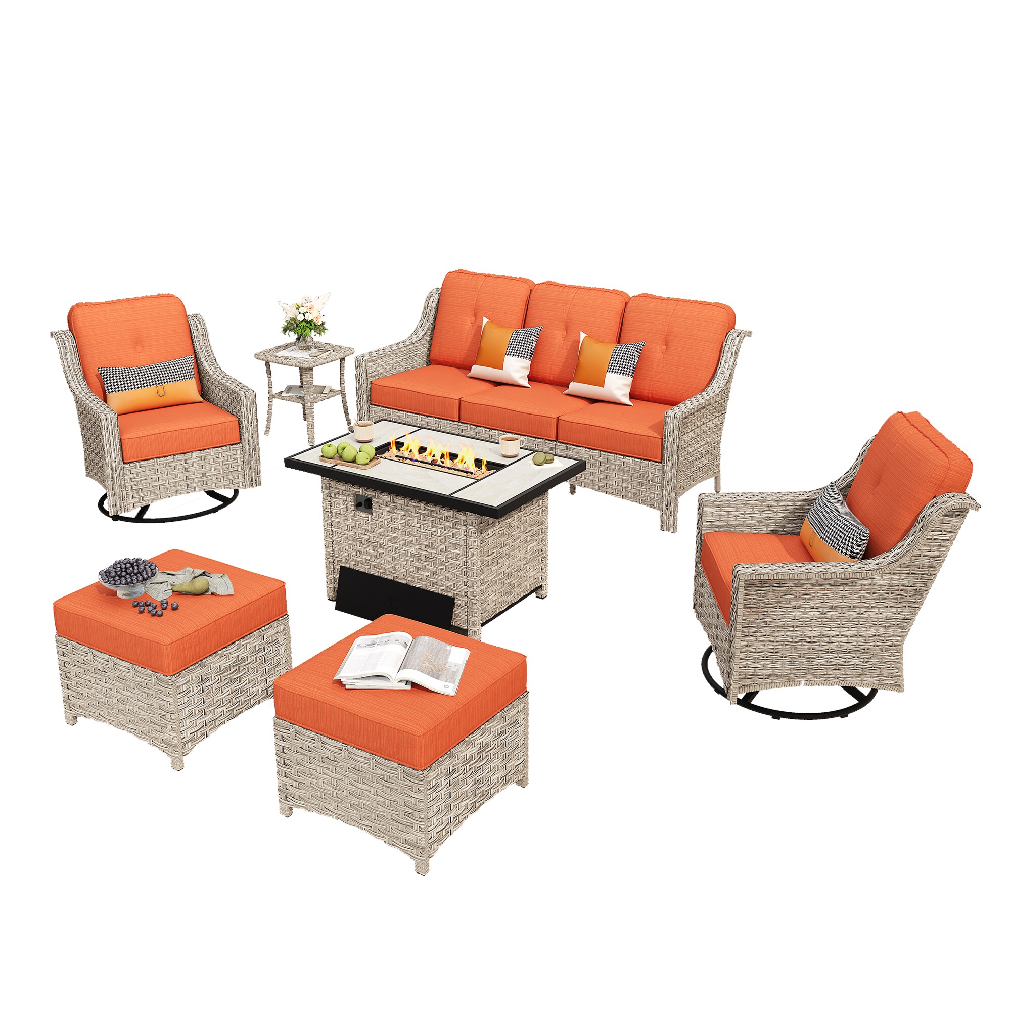 weaxty HMBCFP-YZPAD8072 Patio-Conversation-Sets - View #8